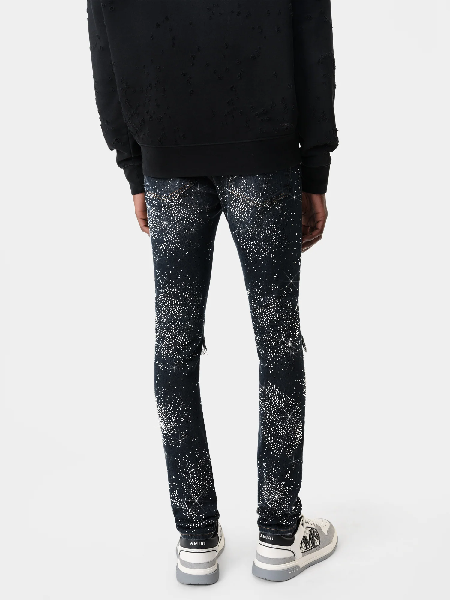 ALL OVER CRYSTAL MX1 JEAN - Midnight Indigo - Image 4