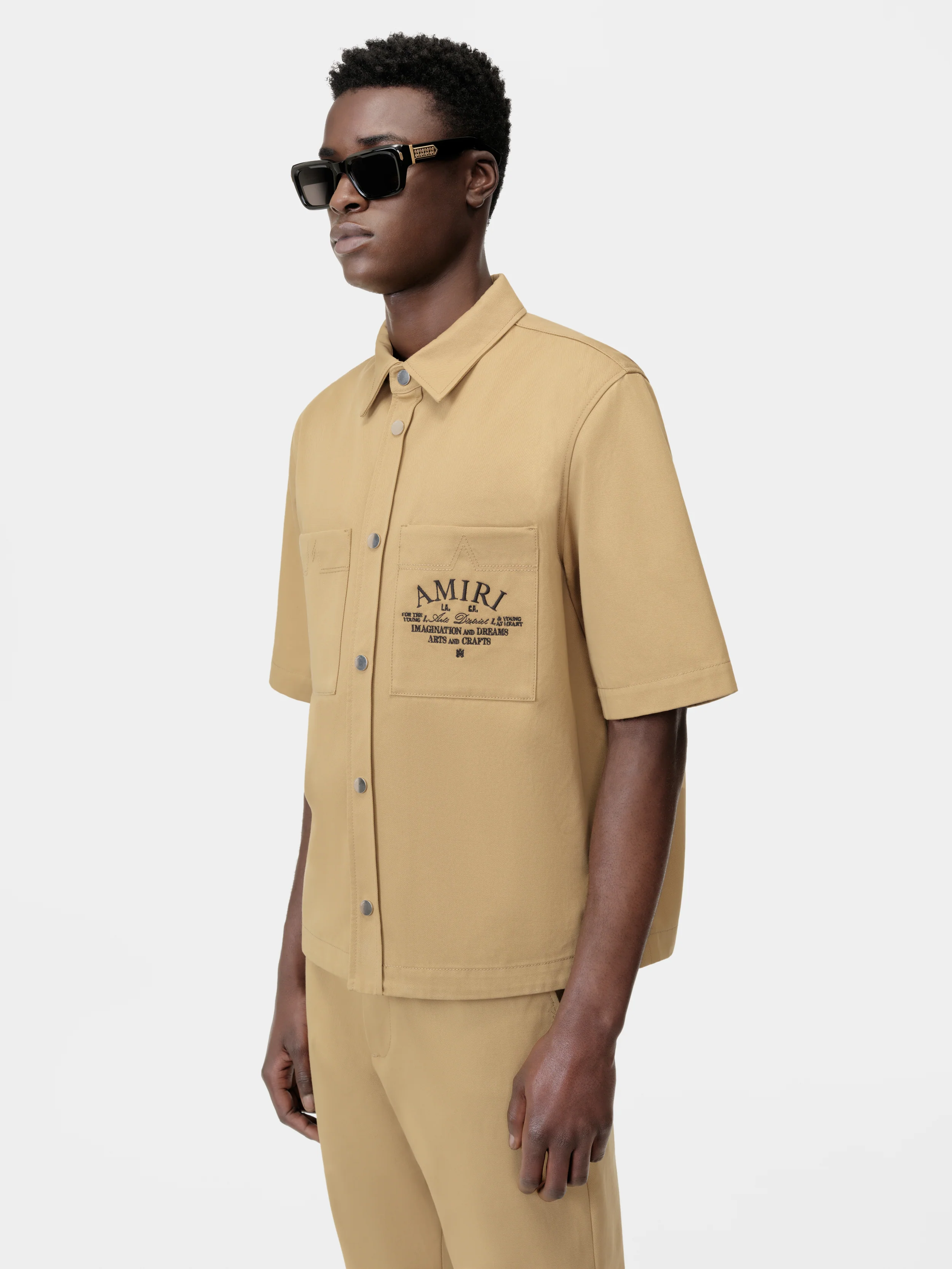 AMIRI ARTS DISTRICT CAMP SHIRT - SEPIA TINT - Image 6