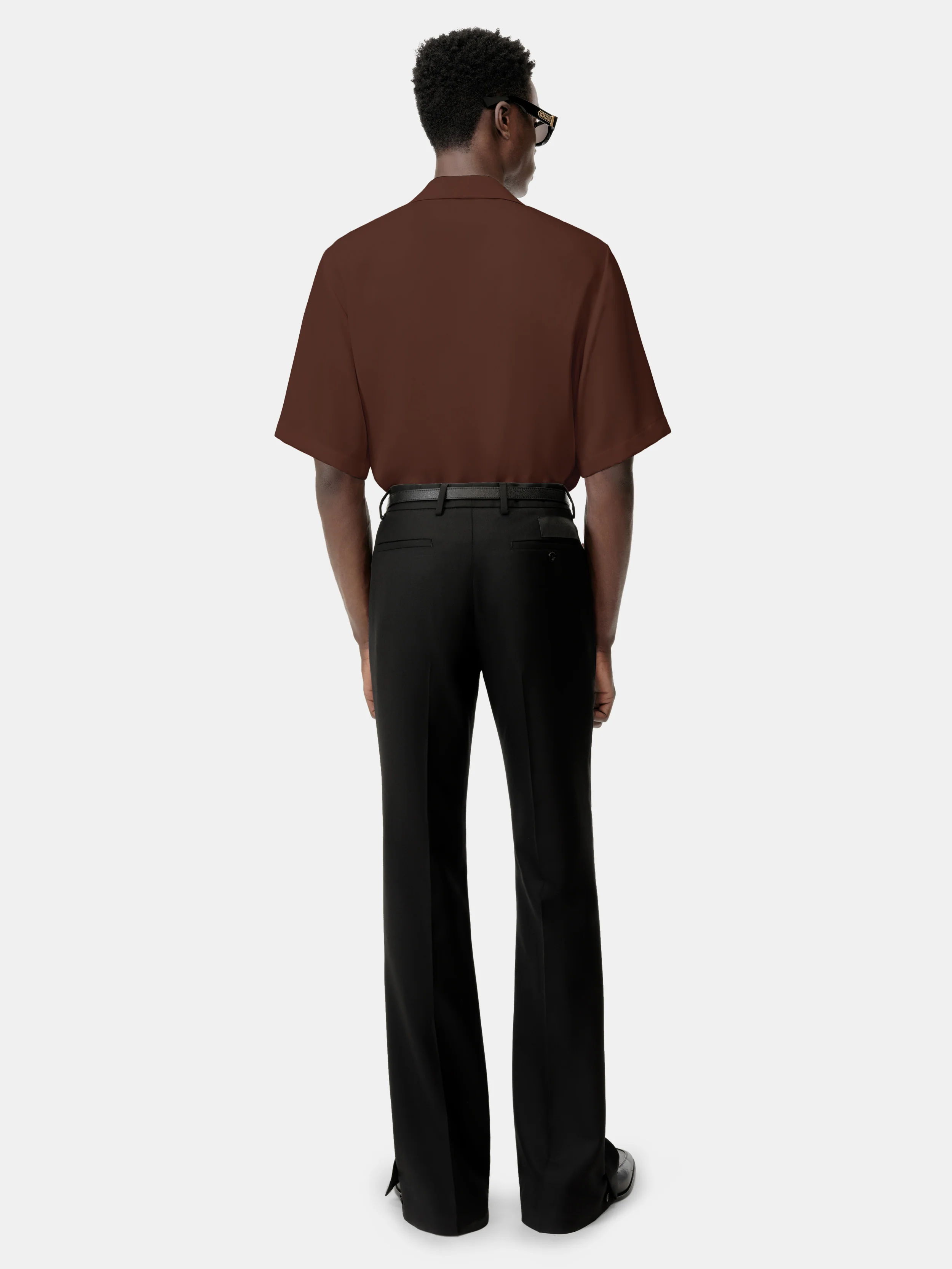 AMIRI CAMP SHIRT - Chocolate - Image 4