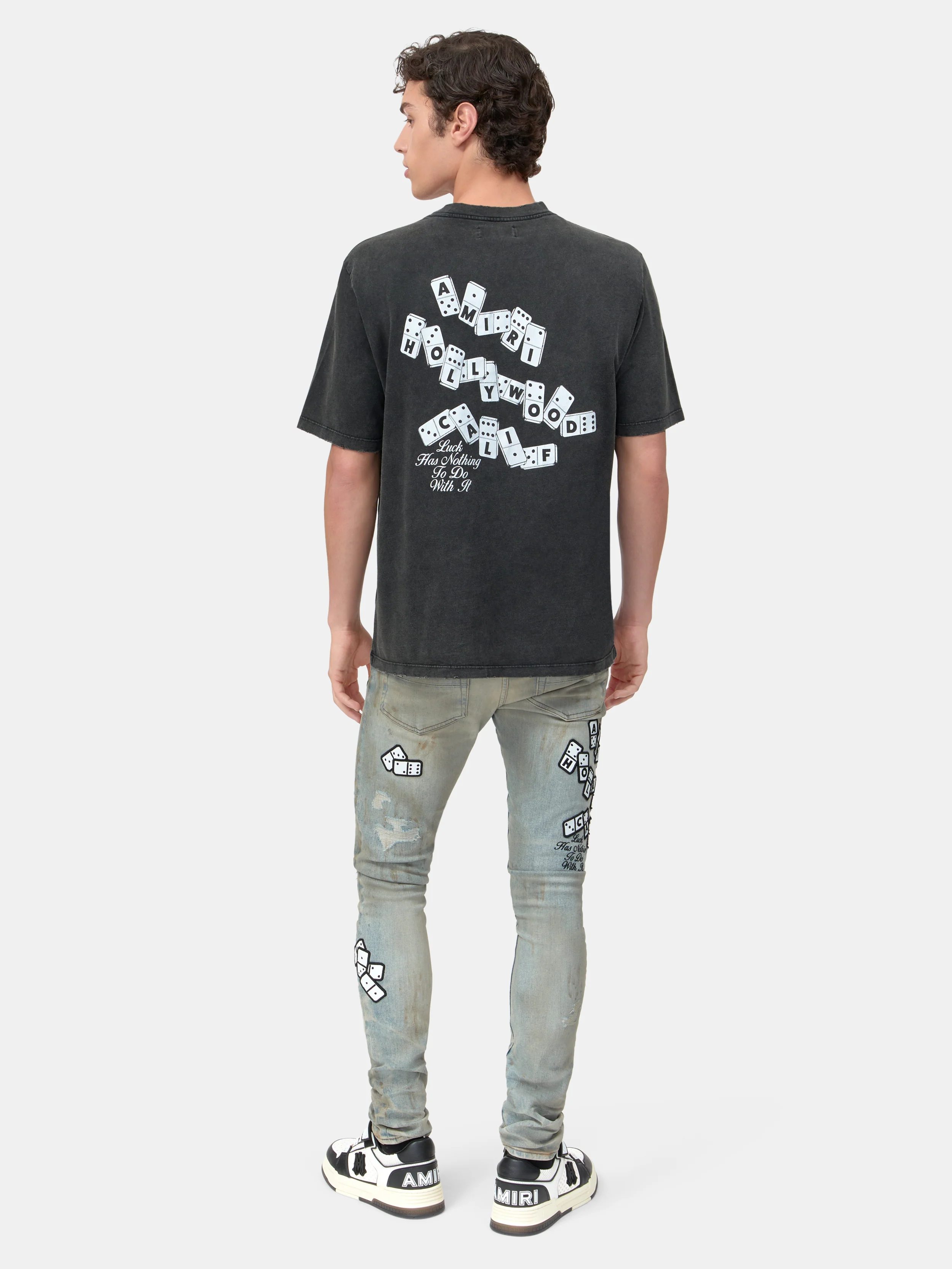 AMIRI DOMINO TEE - Black - Image 4