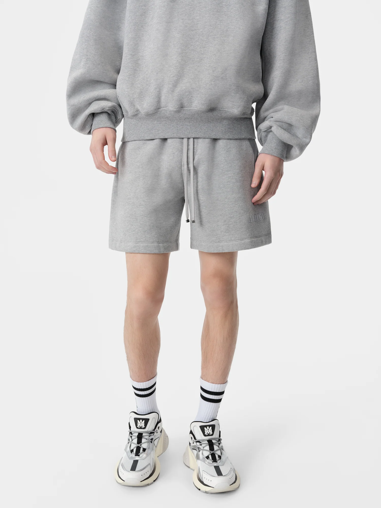 AMIRI EMBROIDERED SHORT - Grey - Image 3