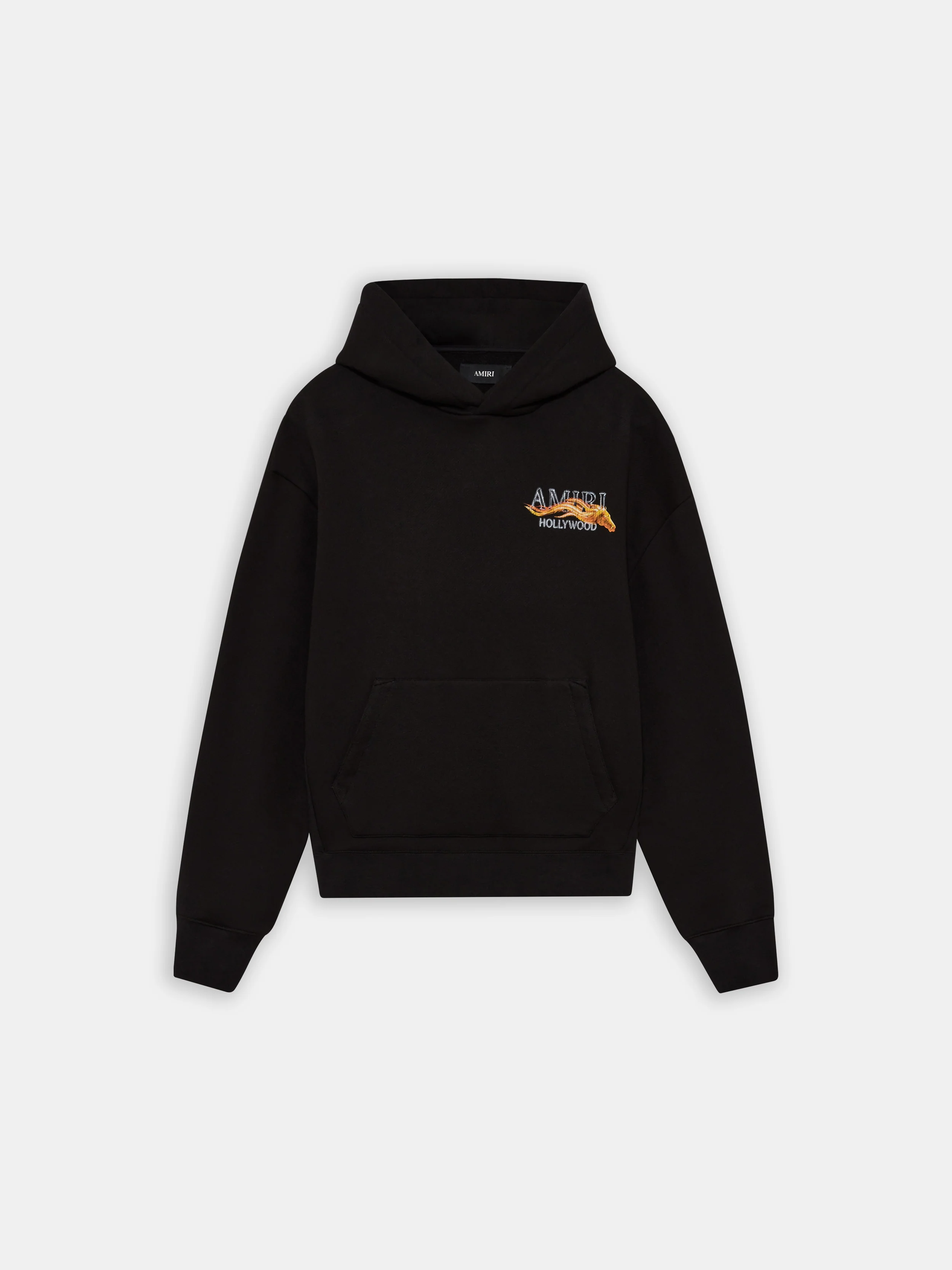 AMIRI HOLLYWOOD HORSE HOODIE - Black