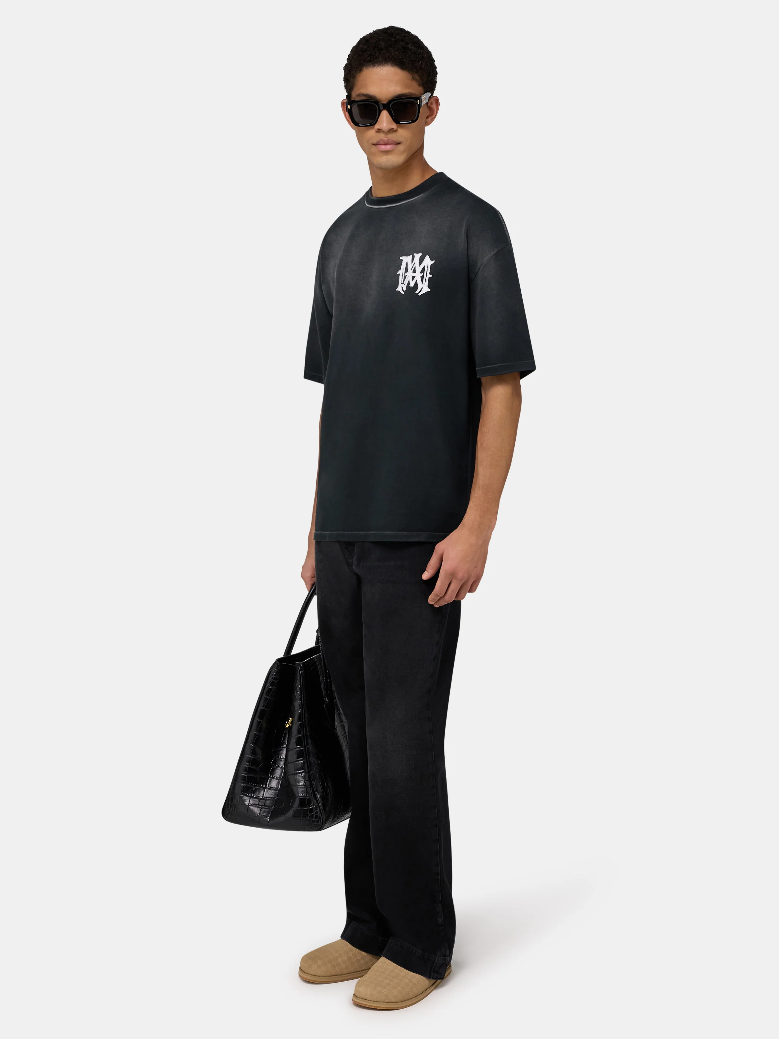 AMIRI HOLLYWOOD OVERSIZED TEE - Black - Image 3