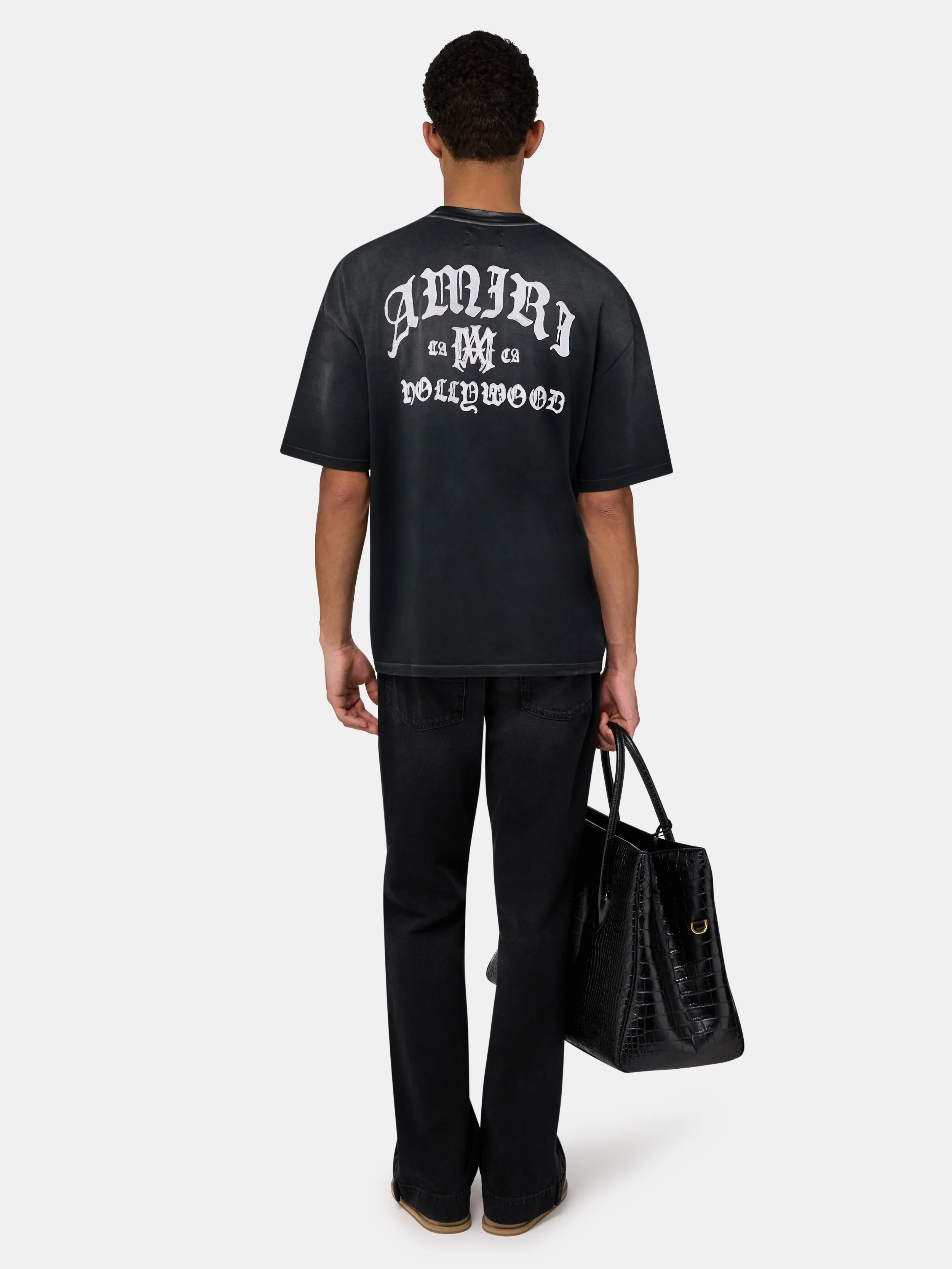 AMIRI HOLLYWOOD OVERSIZED TEE - Black - Image 4