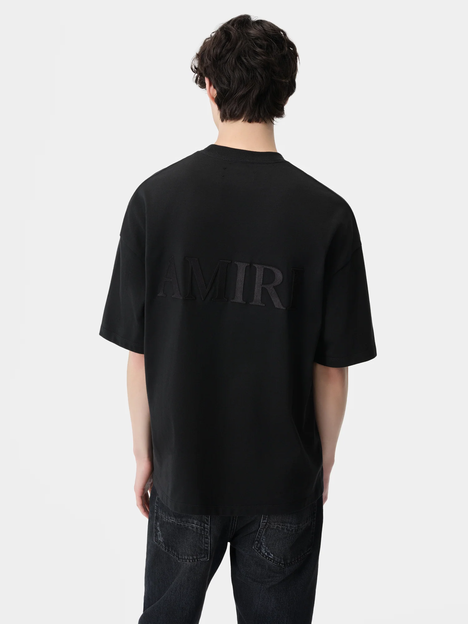 AMIRI OVERSIZED TEE - Black - Image 4