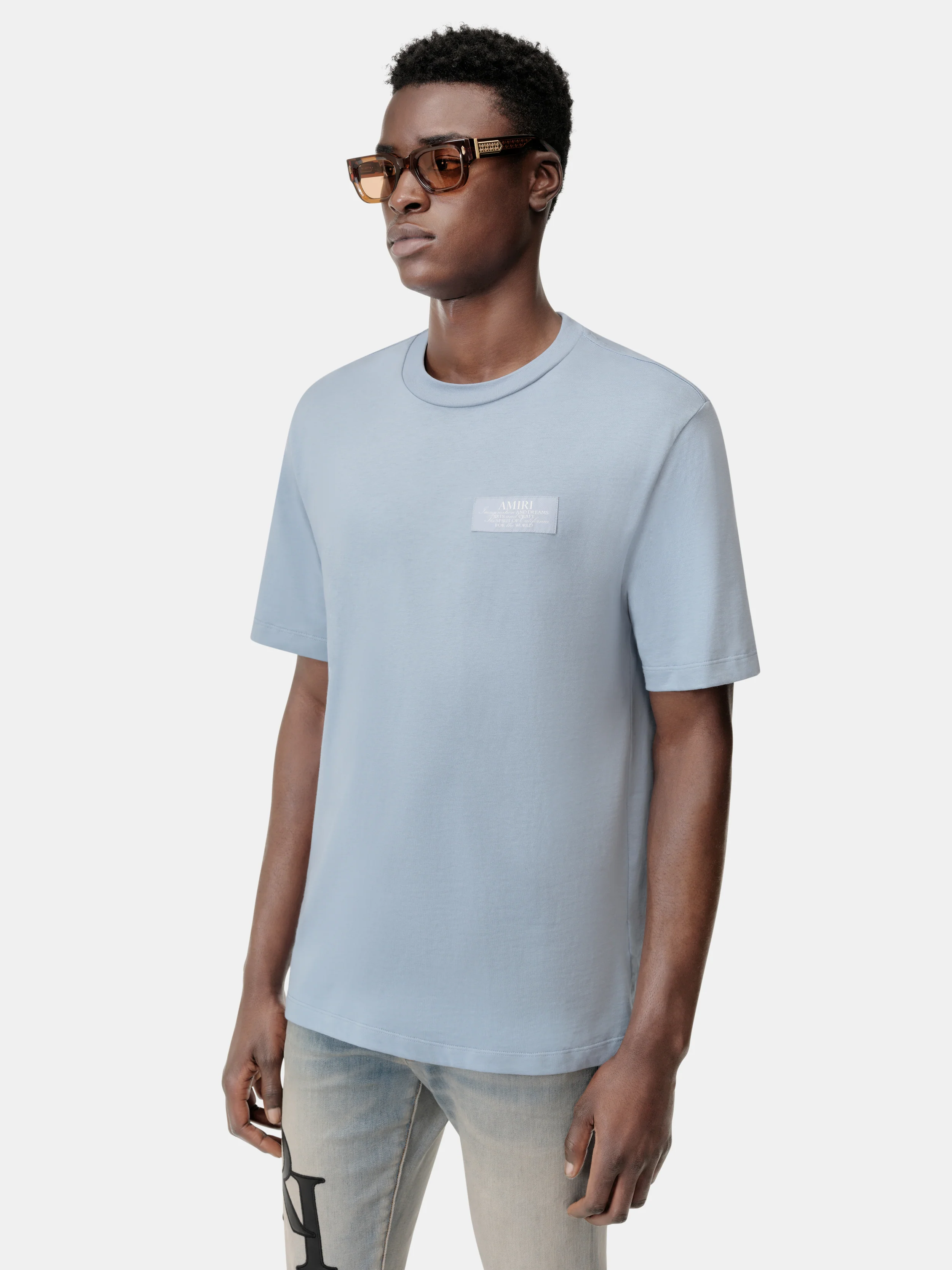 AMIRI SPIRIT TEE - Ashley Blue - Image 3