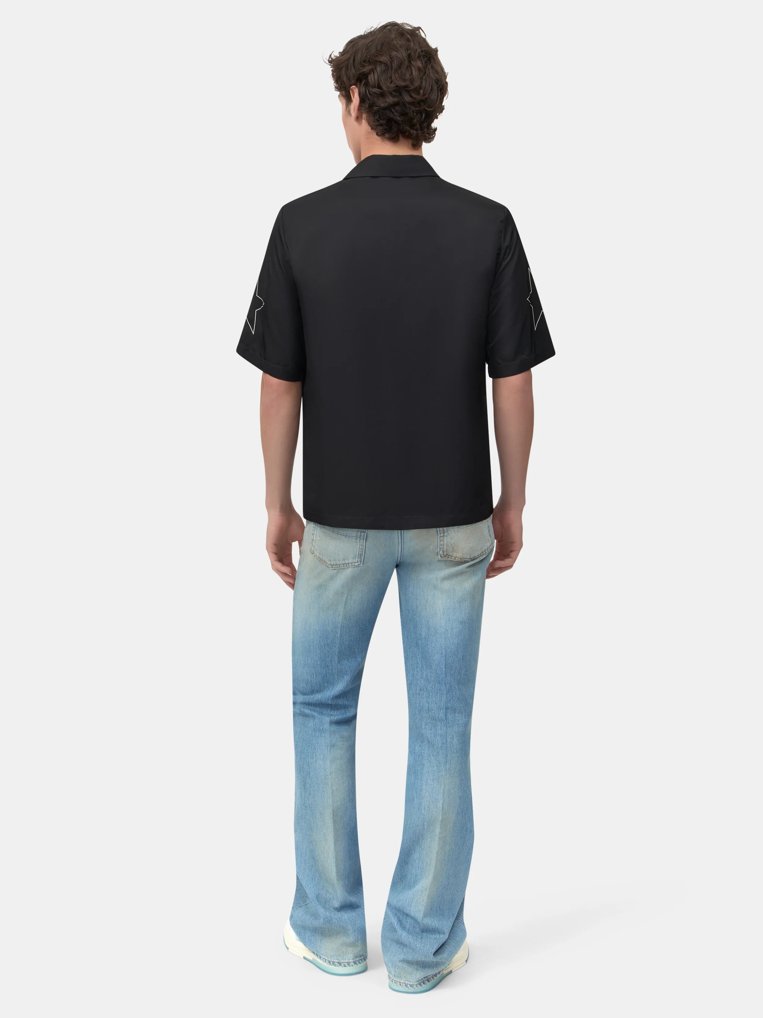 AMIRI SPORT CAMP SHIRT - Black - Image 4