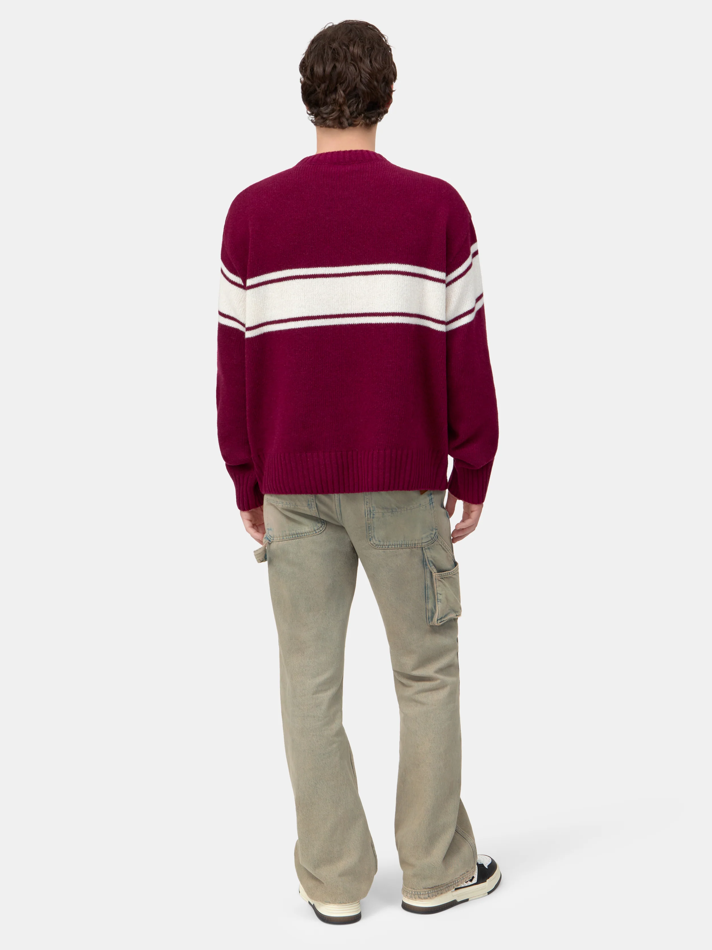 AMIRI SPORT SWEATER - Aged Port - Image 4