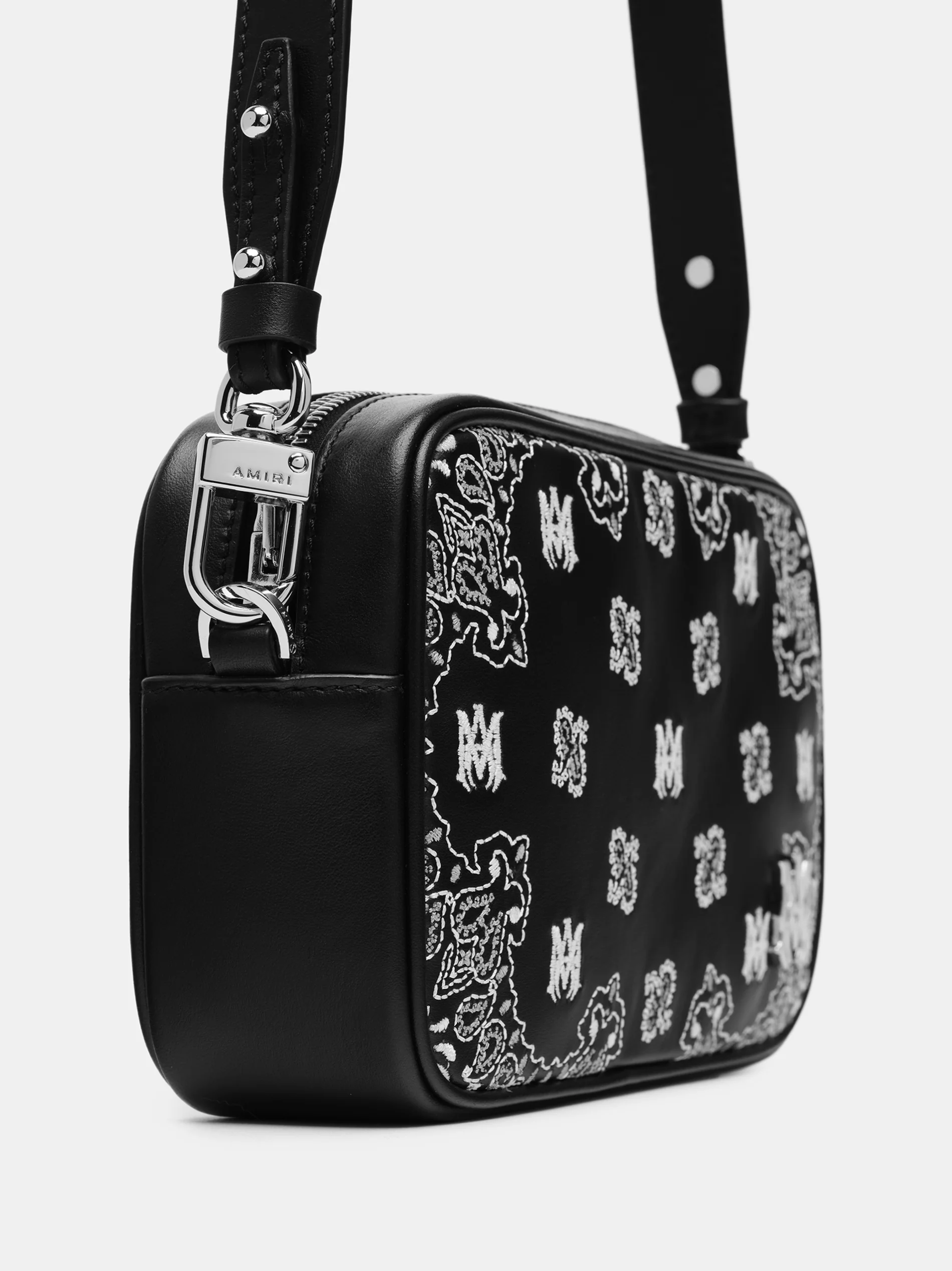BANDANA EMBROIDERED CAMERA CASE - Black - Image 6