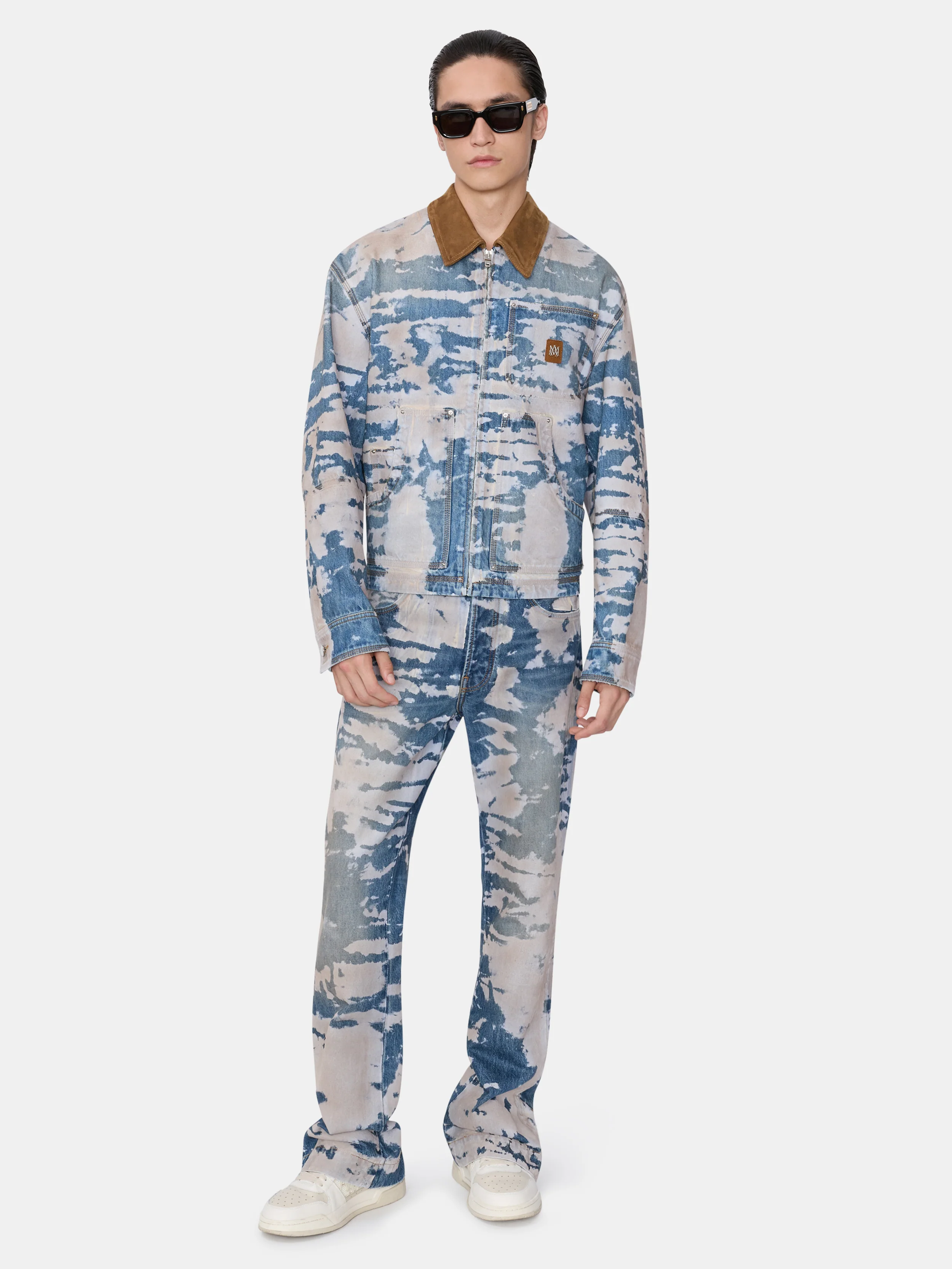 BLEACHED STRAIGHT FLARE JEAN - Bleach Out - Image 2