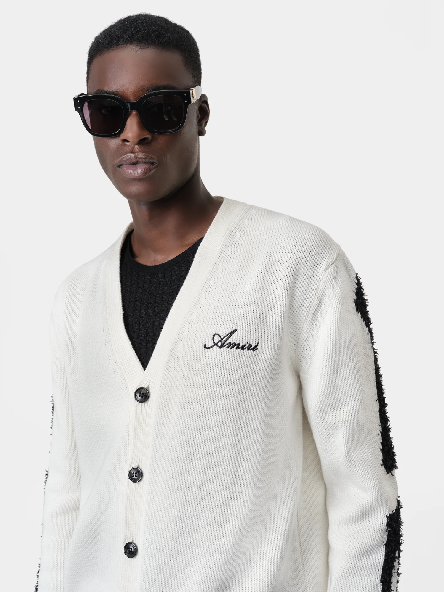 BONES CARDIGAN - White - Image 3