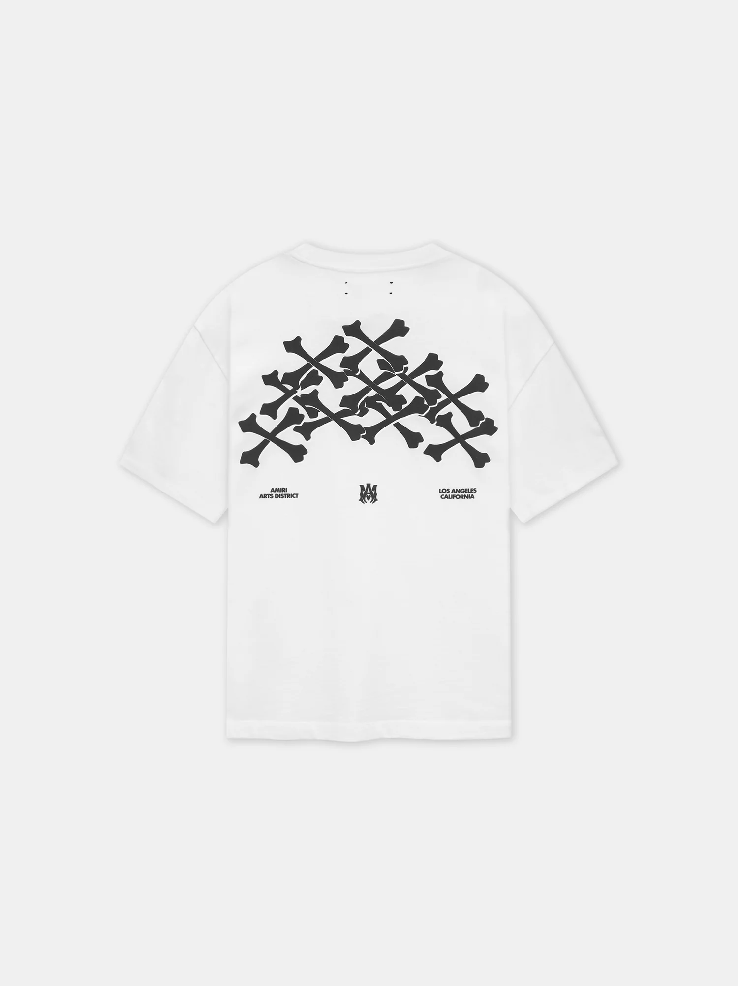 BONES STACKED TEE - White - Image 2