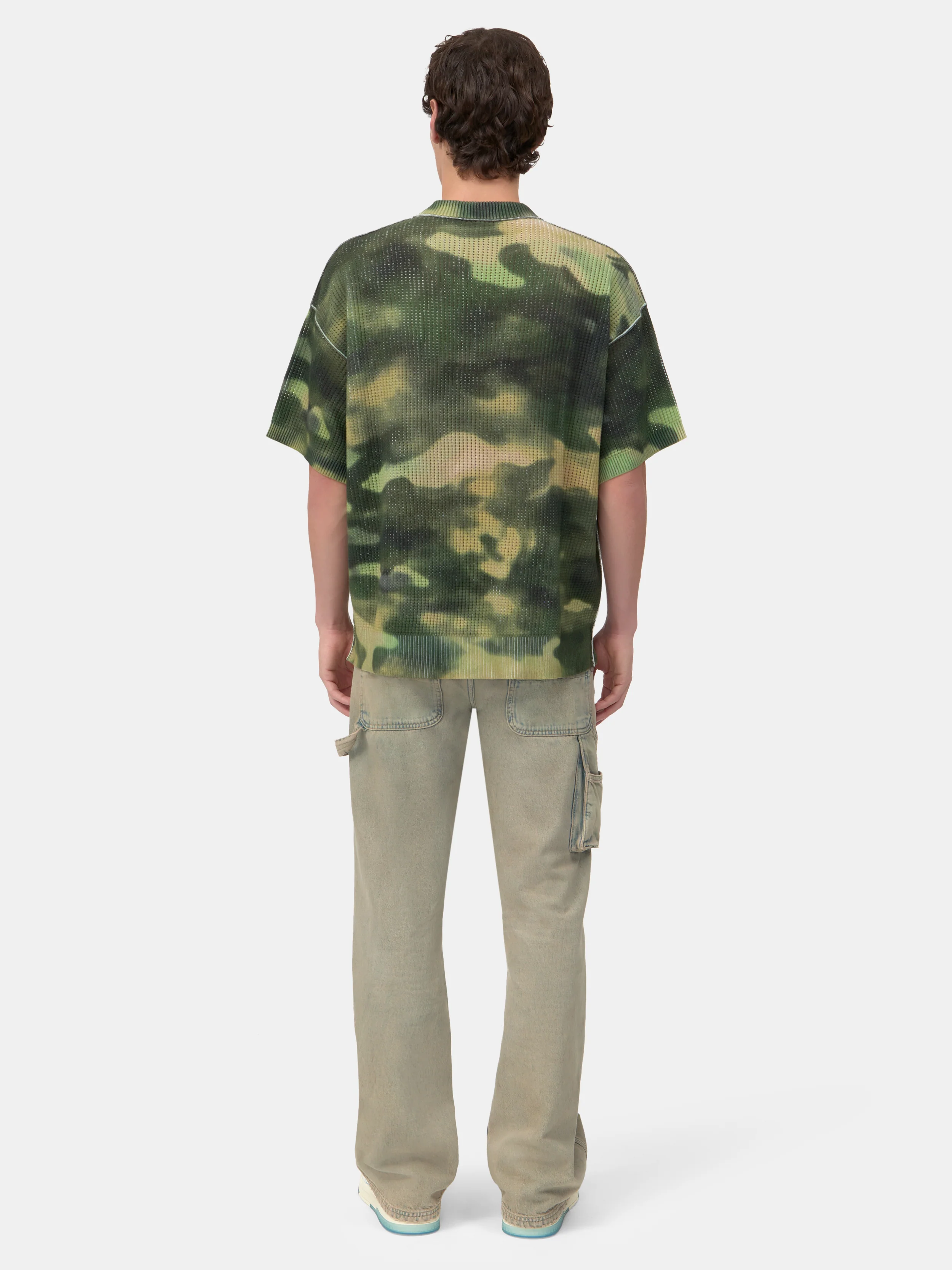CAMO OVERSIZED TEE - Green - Image 4