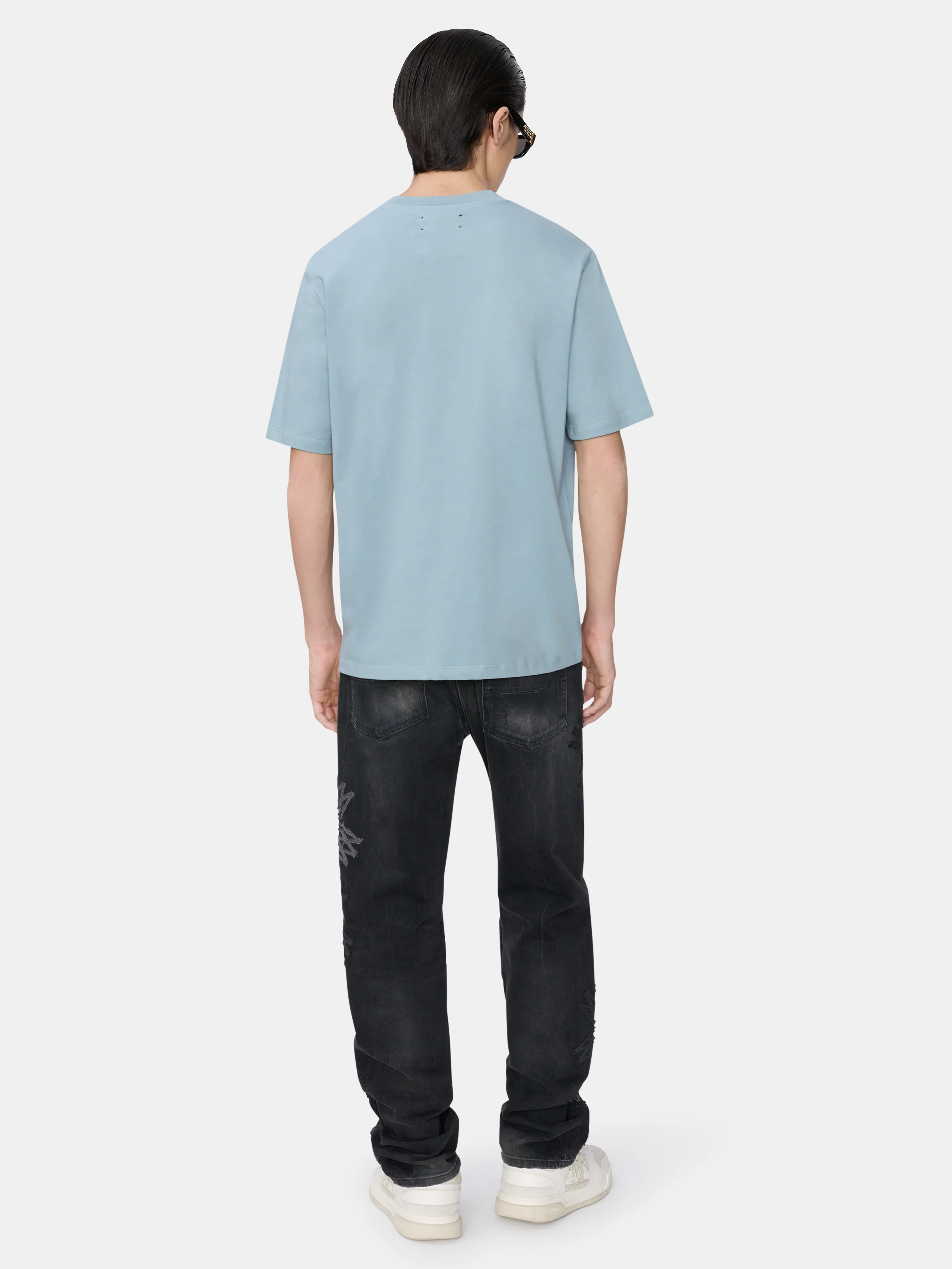 CHATEAU AMIRI TONAL TEE - Steel - Image 4