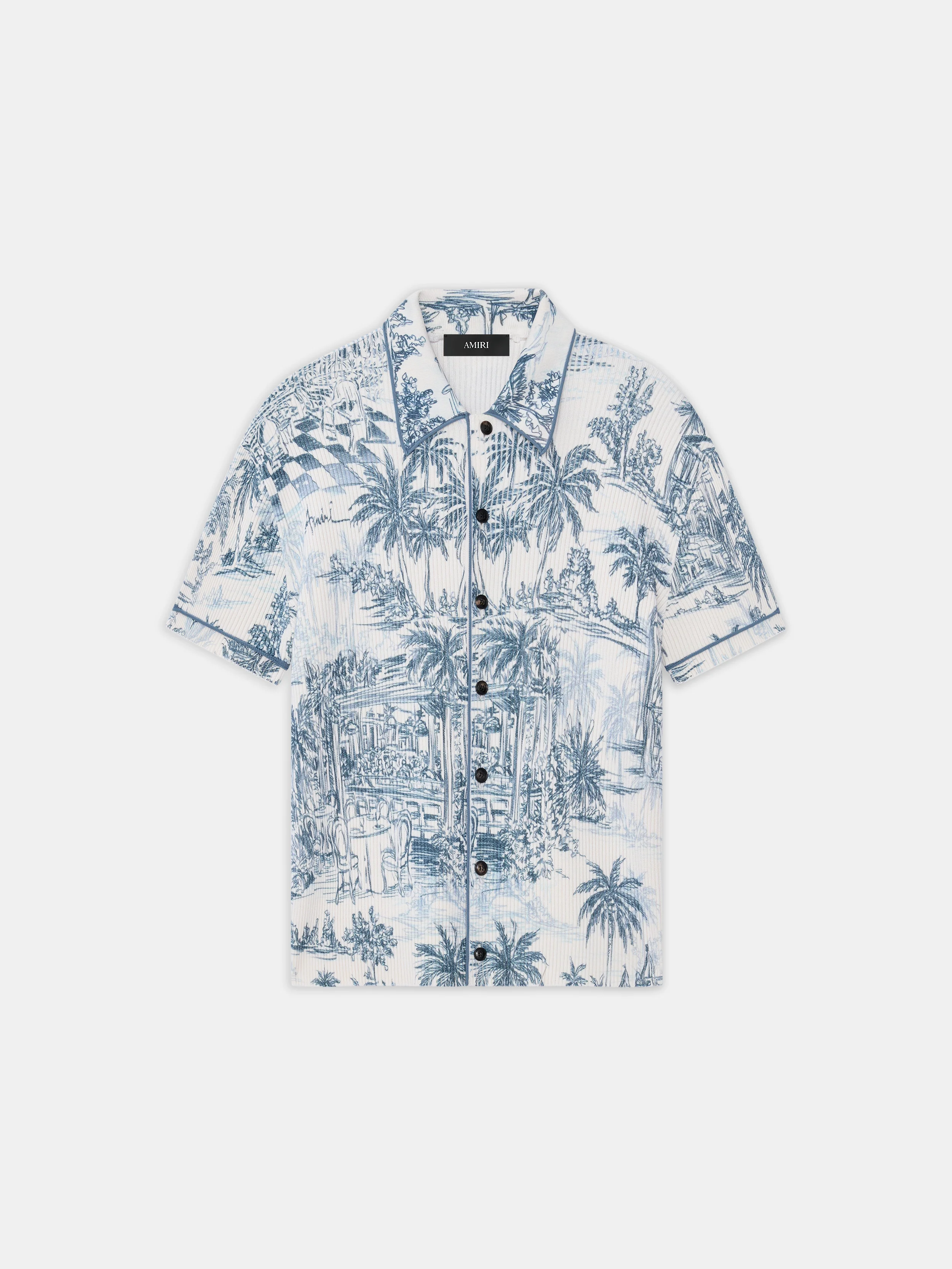 CHATEAU PALMS CAMP SHIRT - Alabaster