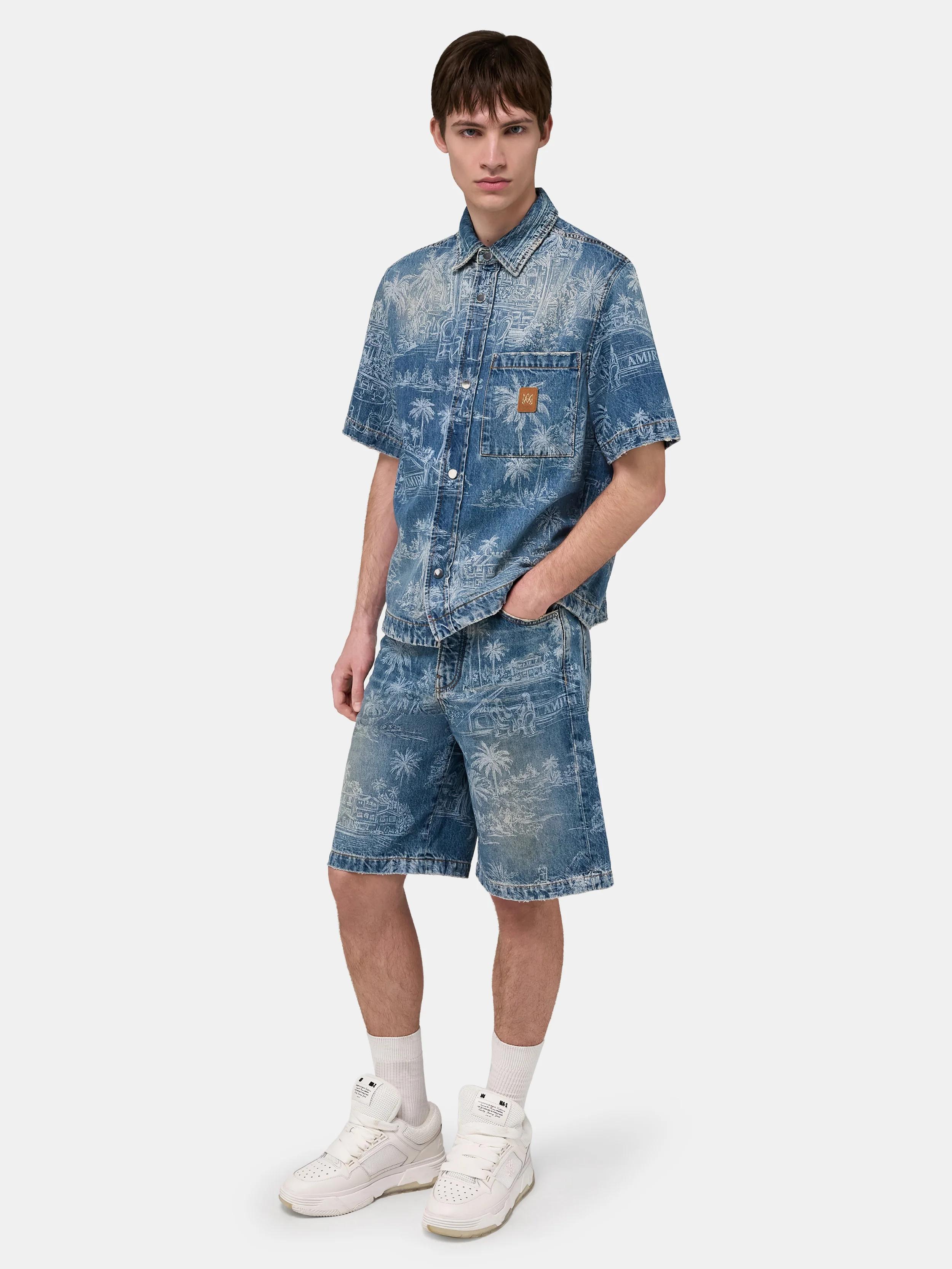 CHATEAU PALMS DENIM SHIRT - Harbor Indigo - Image 3