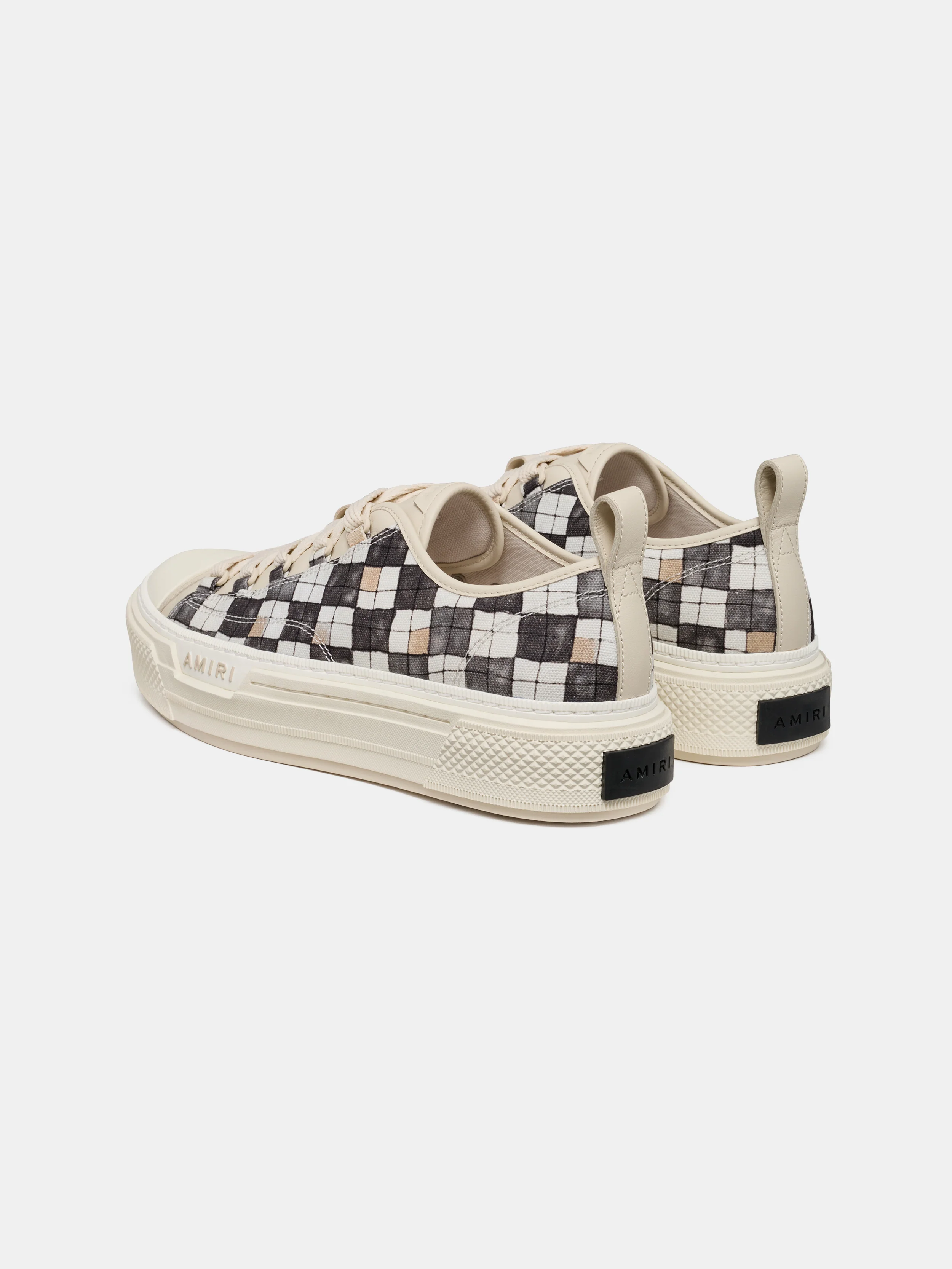 CHECKERED COURT LOW - Black - Image 4
