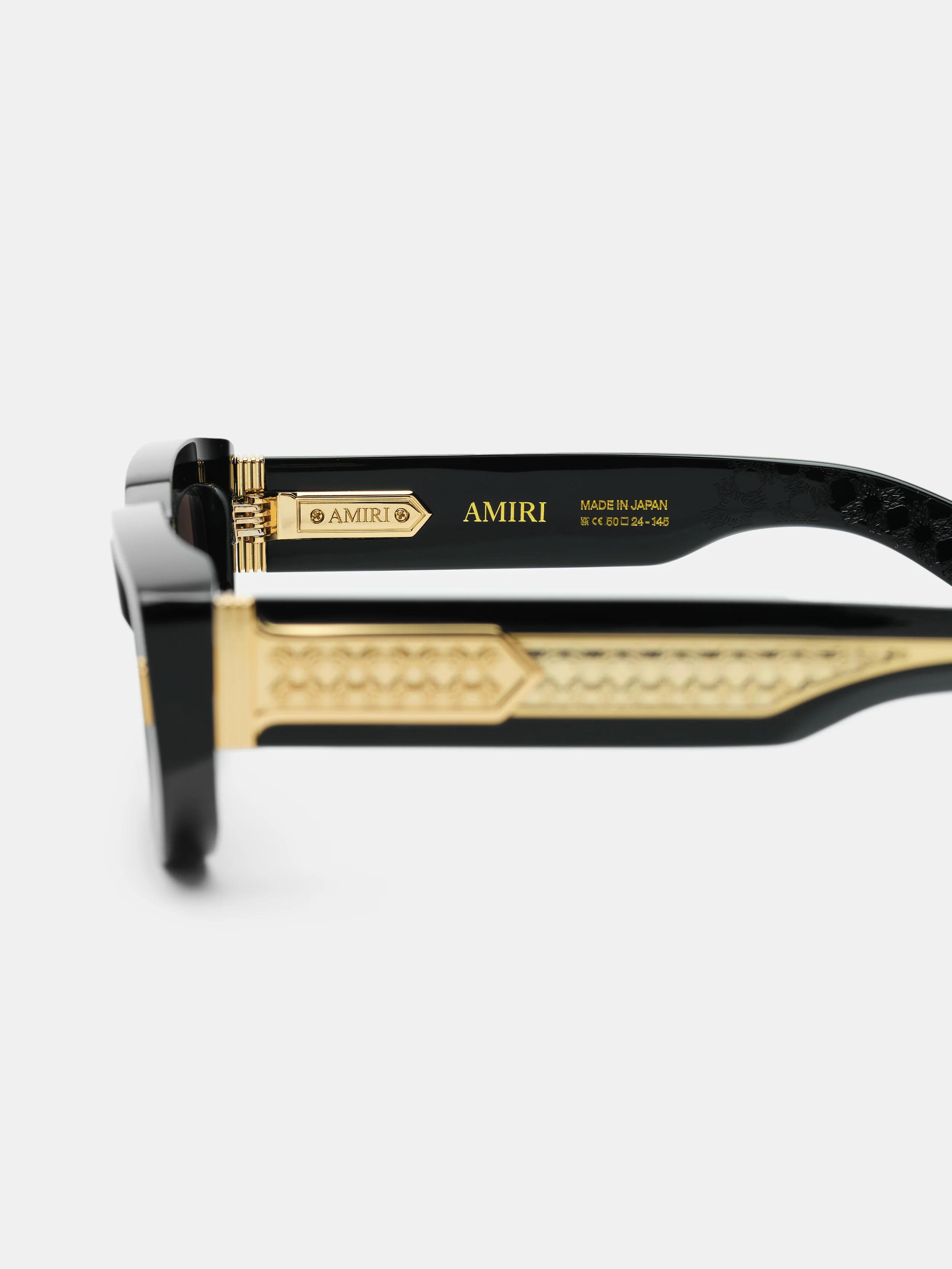 FAIRFAX EXPOSED EXTERNAL SUNGLASSES - Black Gold - Image 6