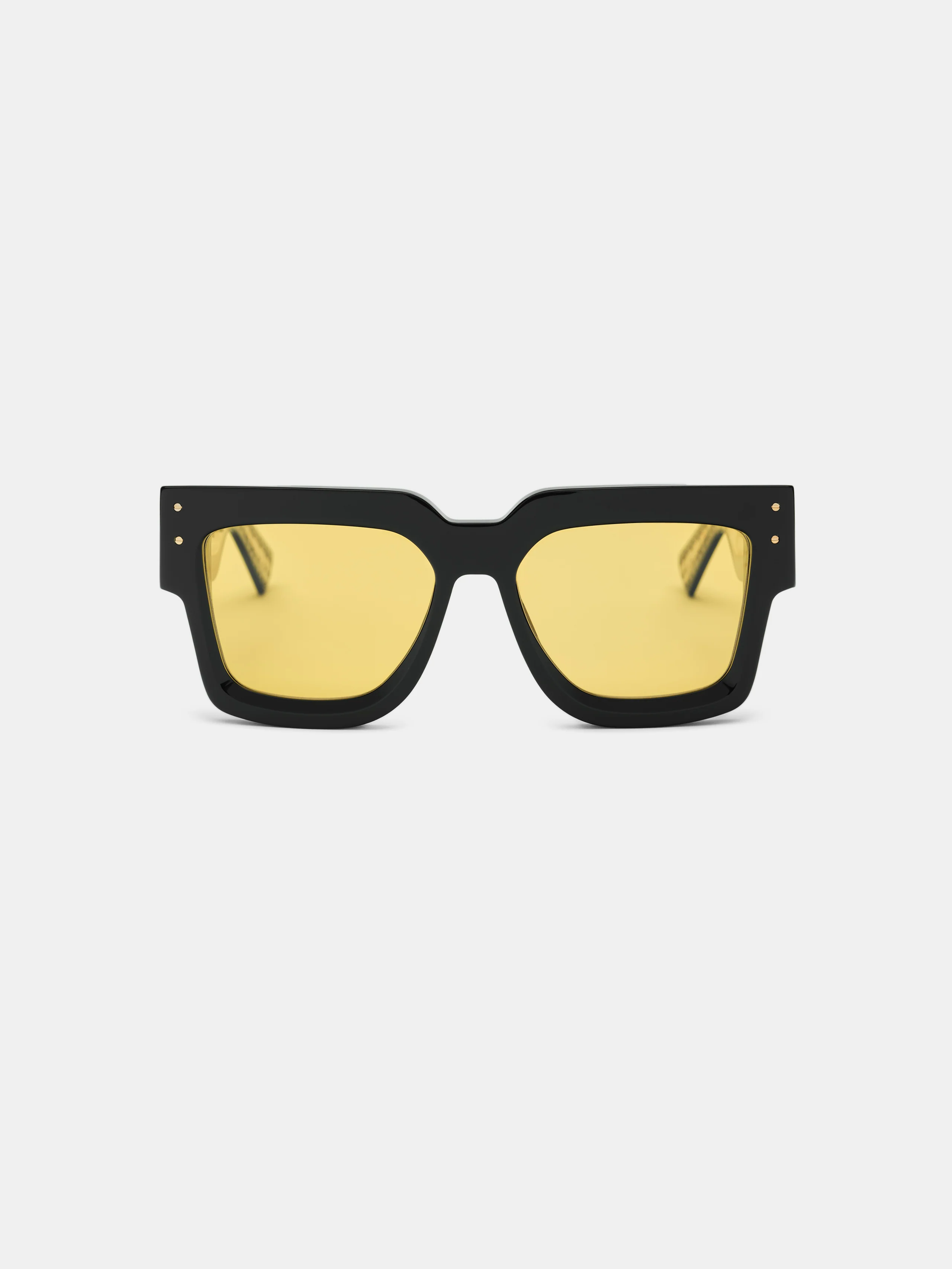 JUMBO SUNGLASSES - Black Yellow - Image 2