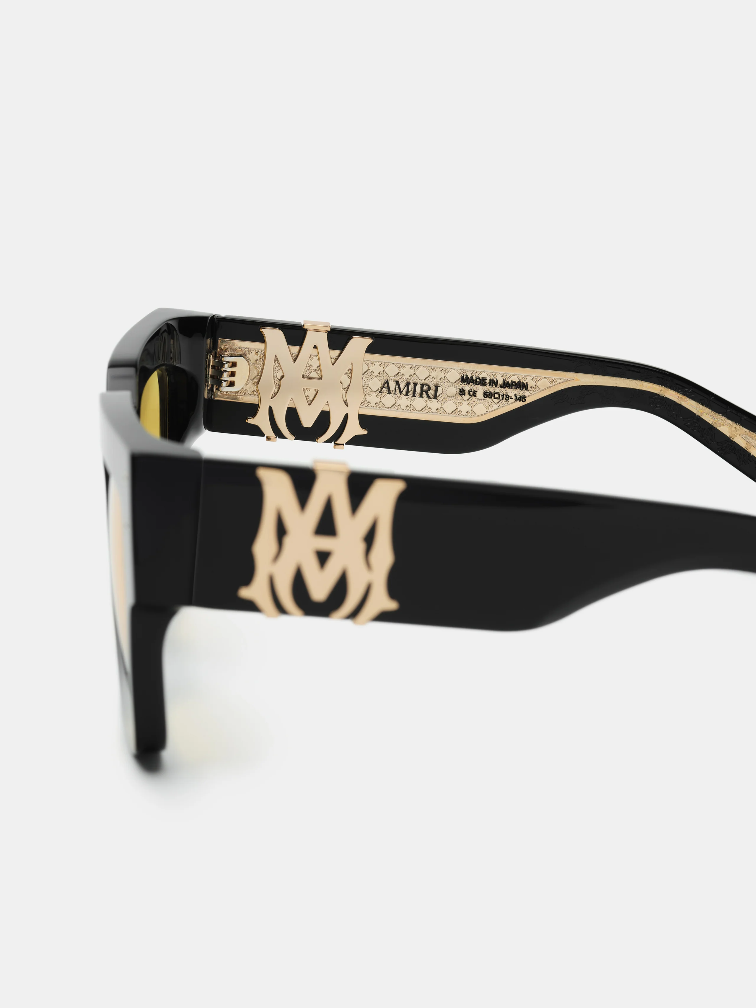 JUMBO SUNGLASSES - Black Yellow - Image 6