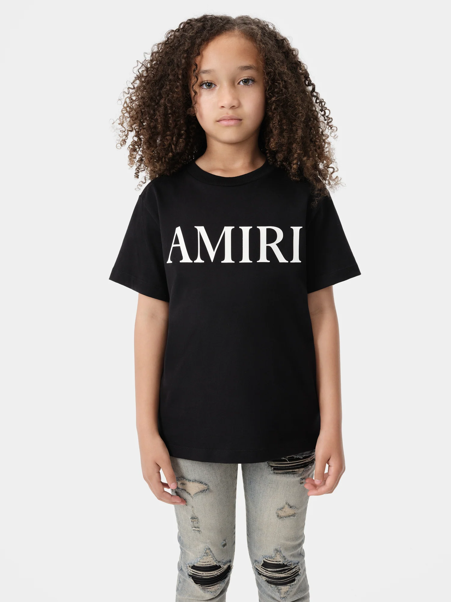 KIDS - KIDS' AMIRI CORE LOGO TEE - Black - Image 3