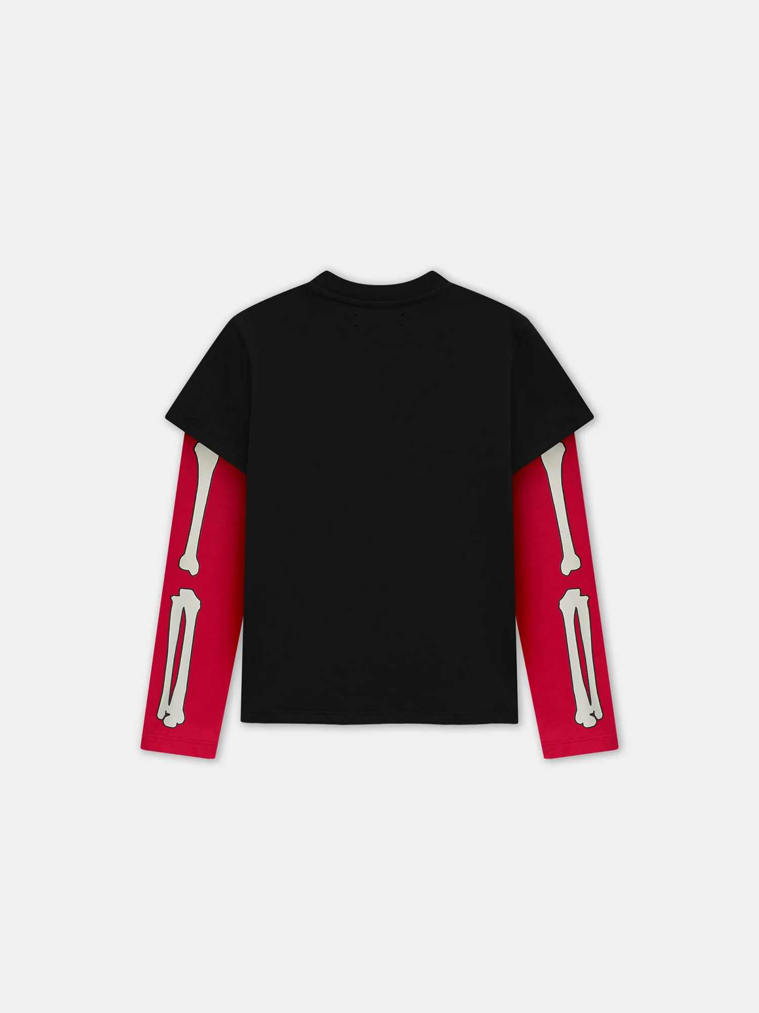 KIDS - KIDS' BONES LONG SLEEVE TEE - BLACK - Image 2