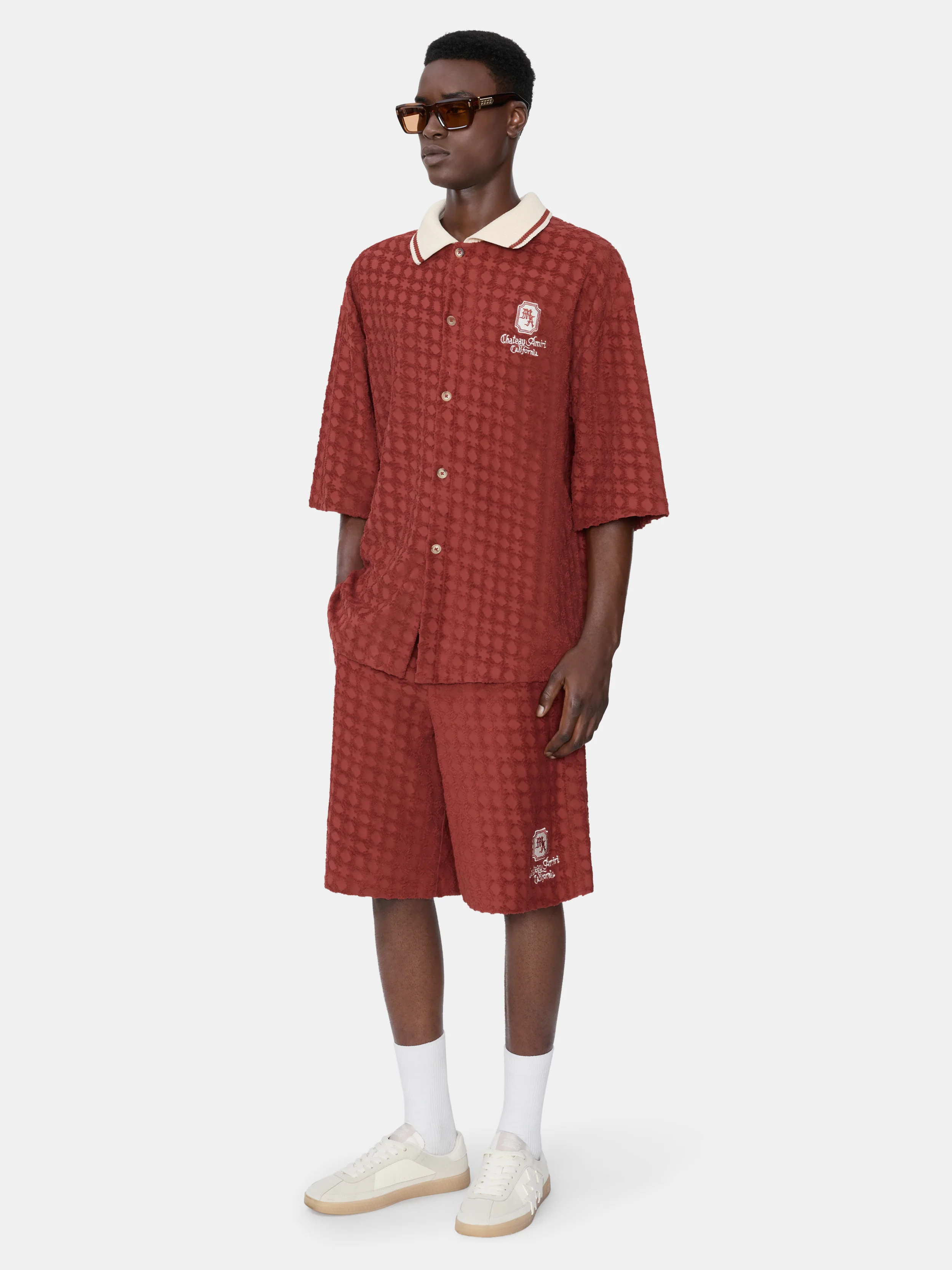 MA CHATEAU OVERSIZED SHIRT - Terracotta - Image 3