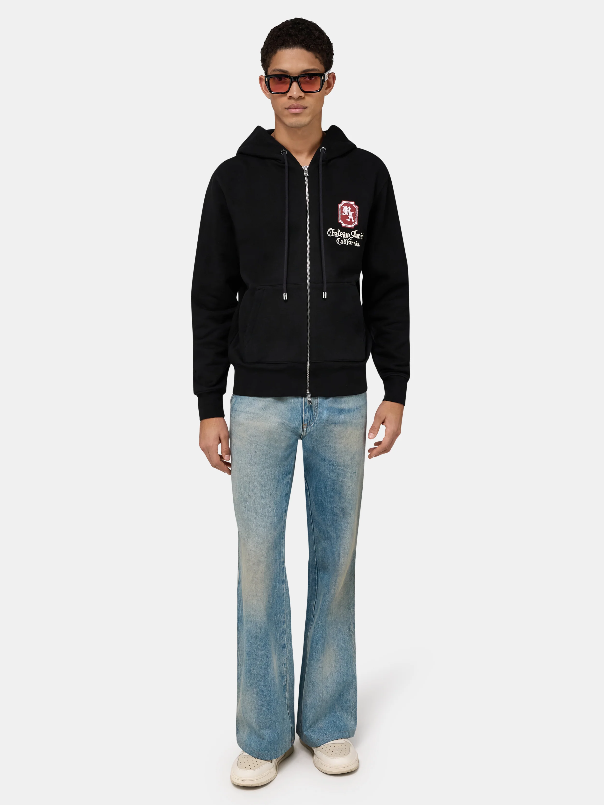 MA CHATEAU ZIP HOODIE - Black - Image 2