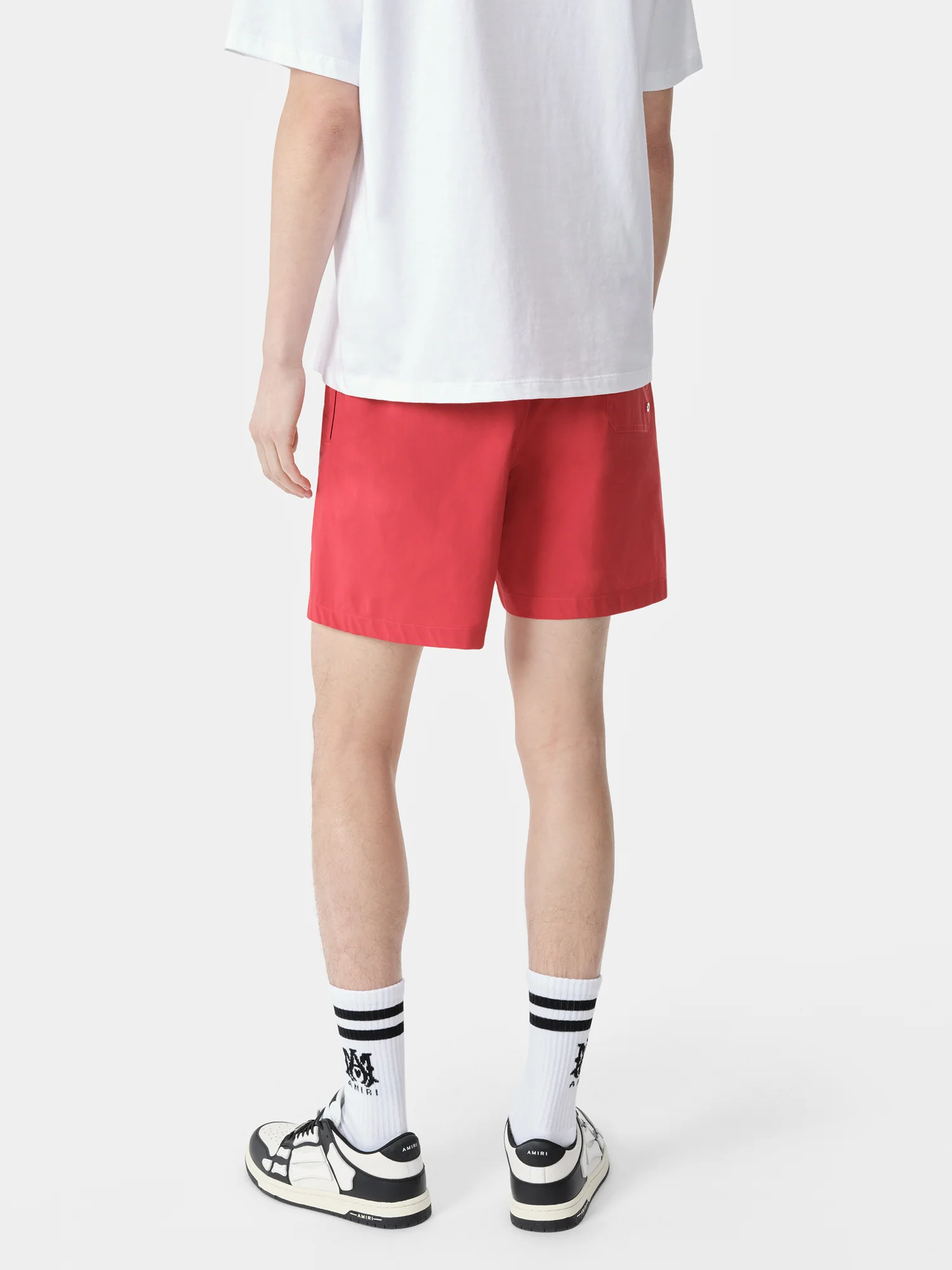 MA CORE LOGO SWIM TRUNK - Red - Image 4