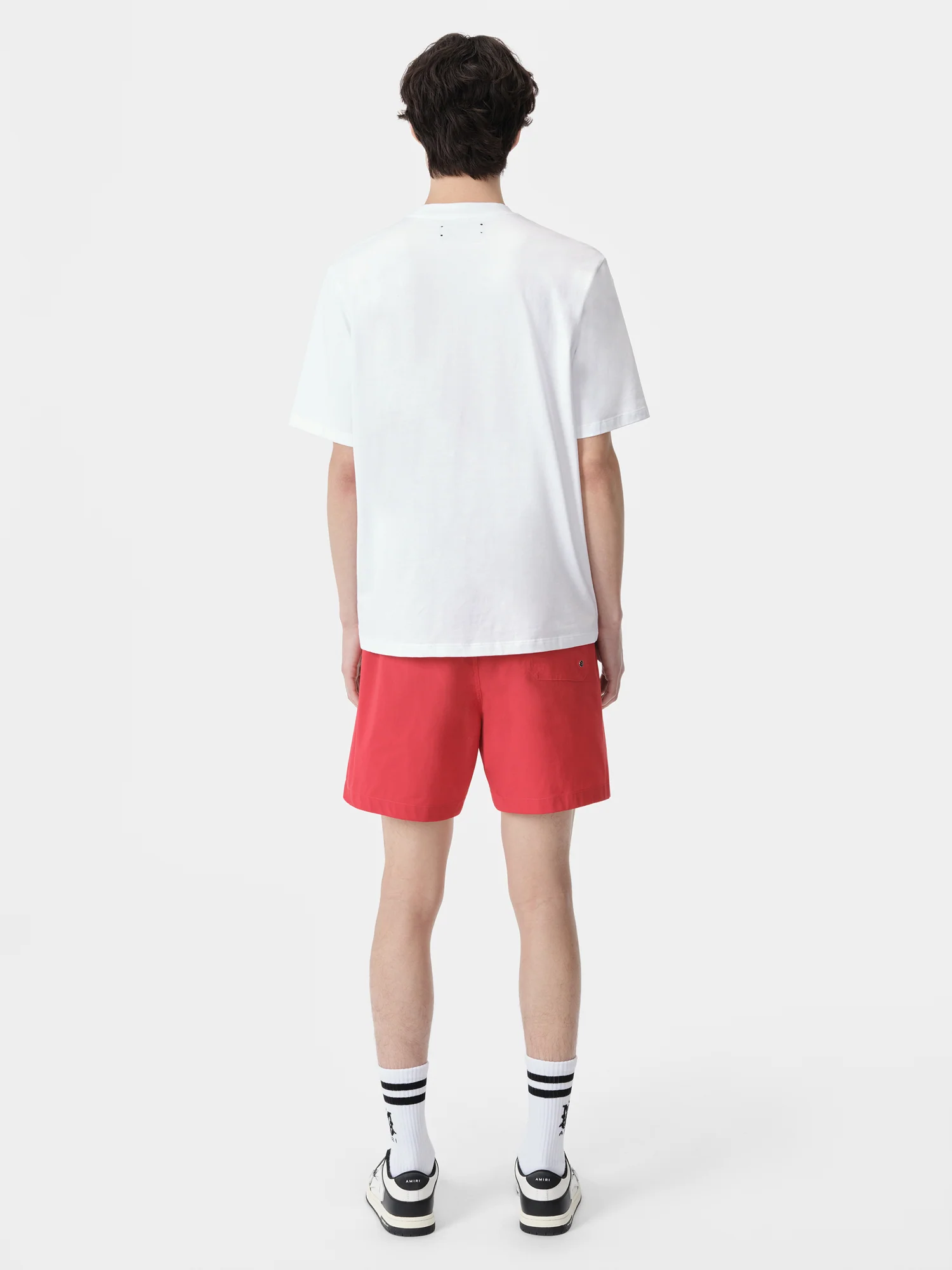 MA CORE LOGO SWIM TRUNK - Red - Image 5