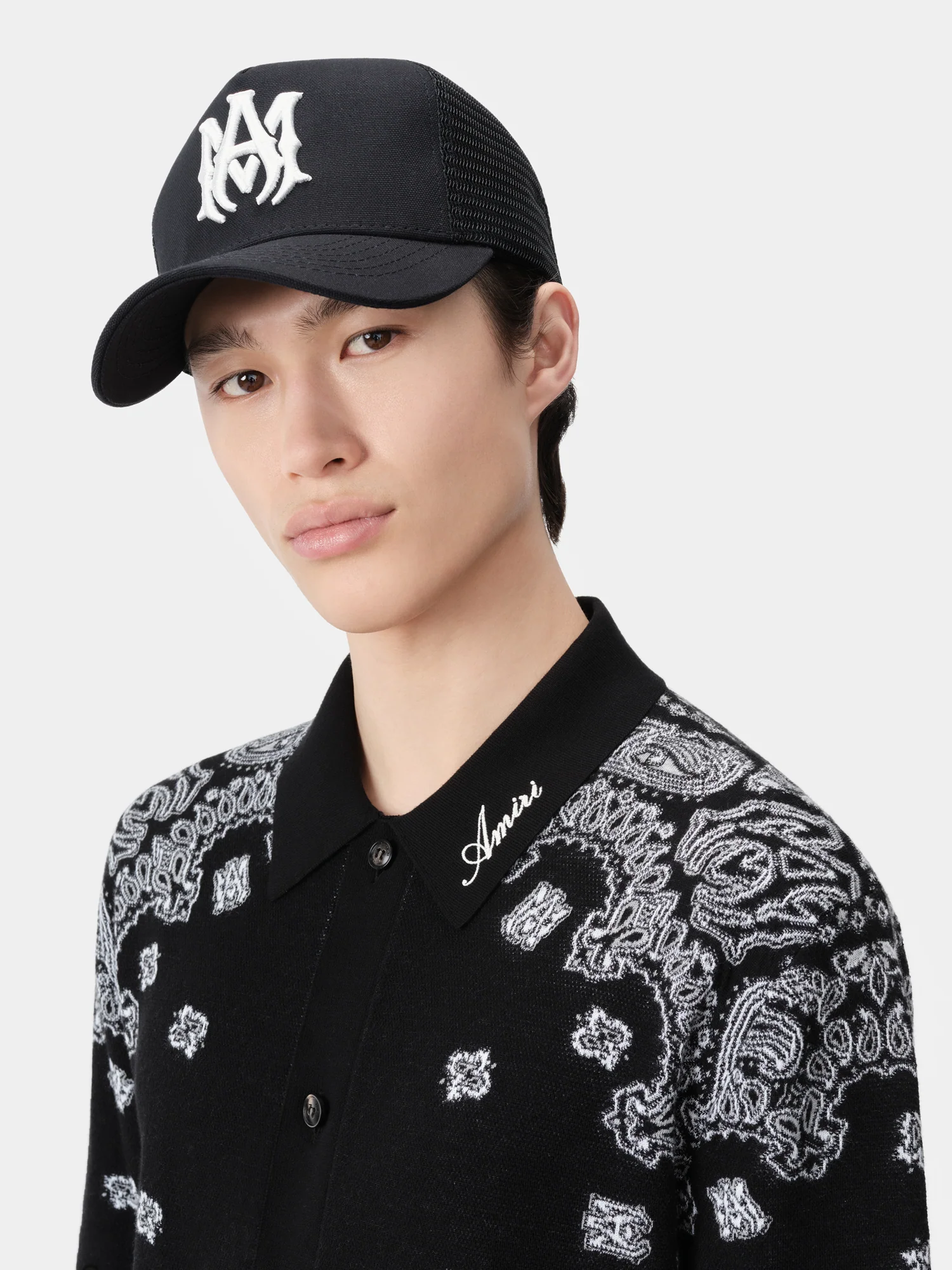 MA Logo Trucker Hat - Black/White - Image 5