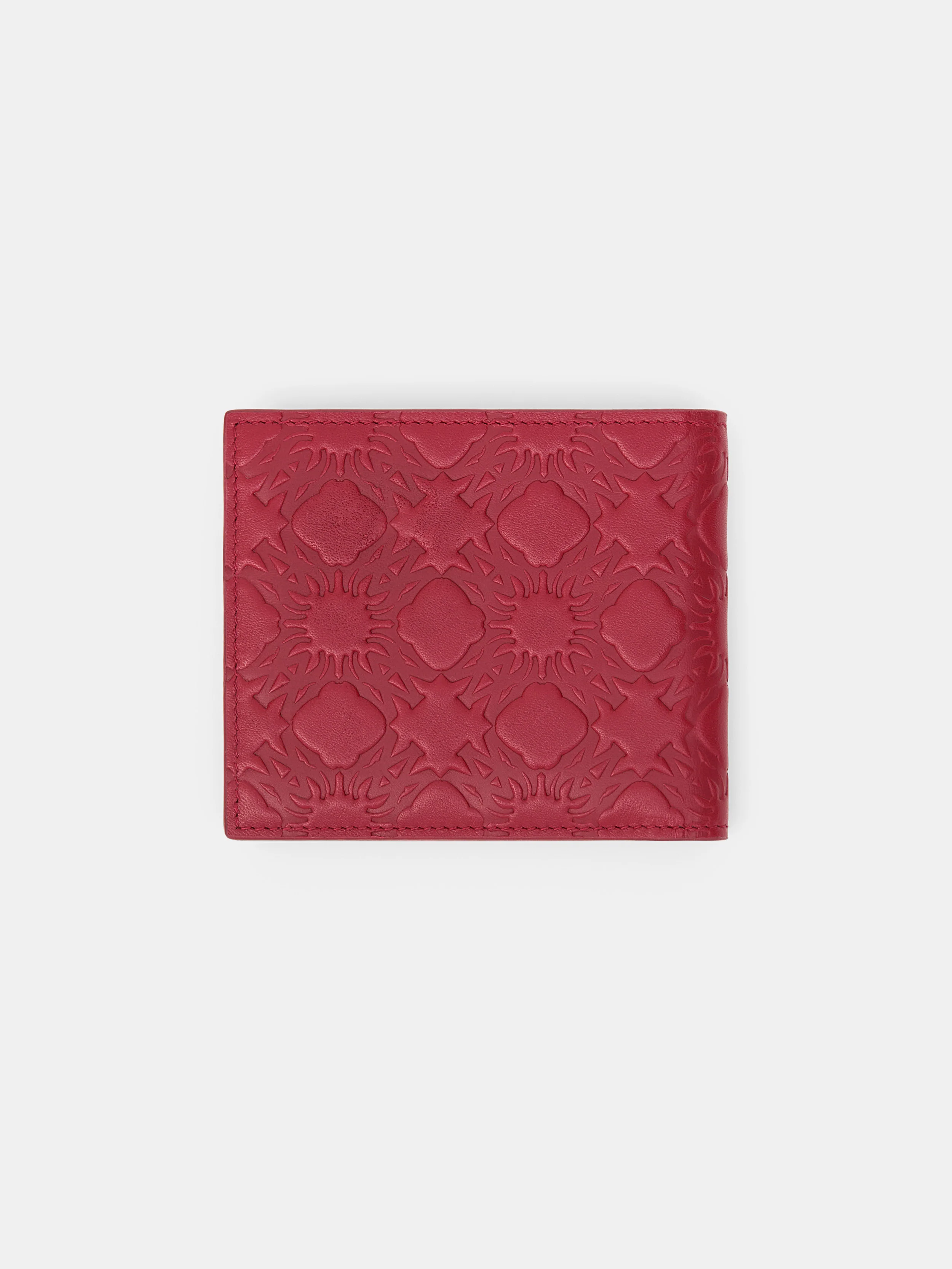MA QUAD LEATHER BIFOLD - Red Rose - Image 2