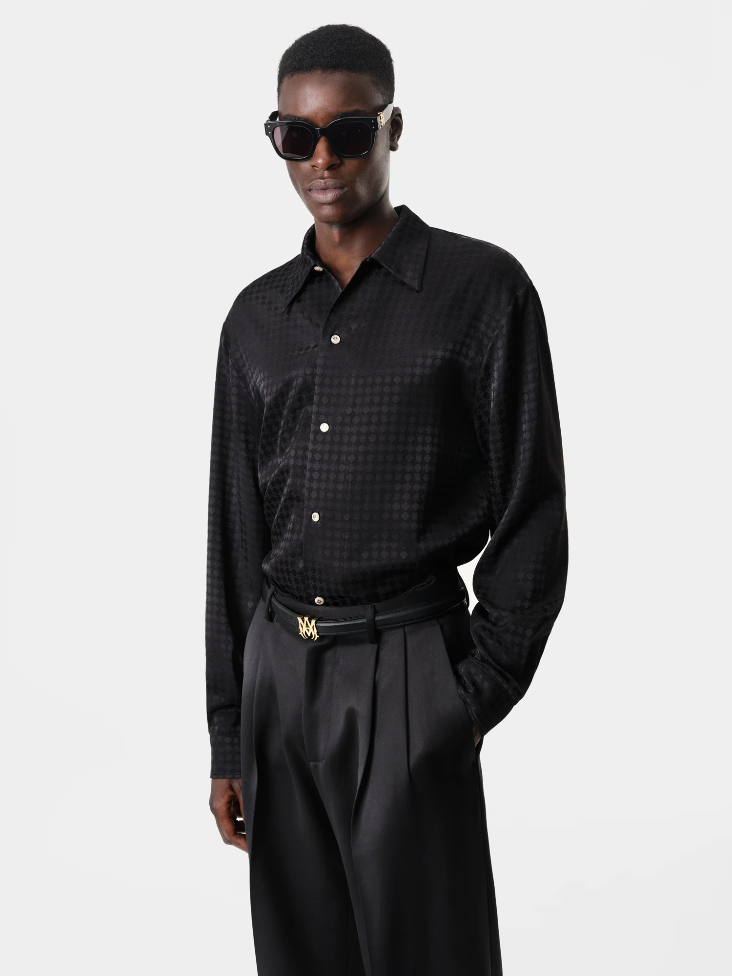 MA QUAD LONG SLEEVE SHIRT - Black - Image 3