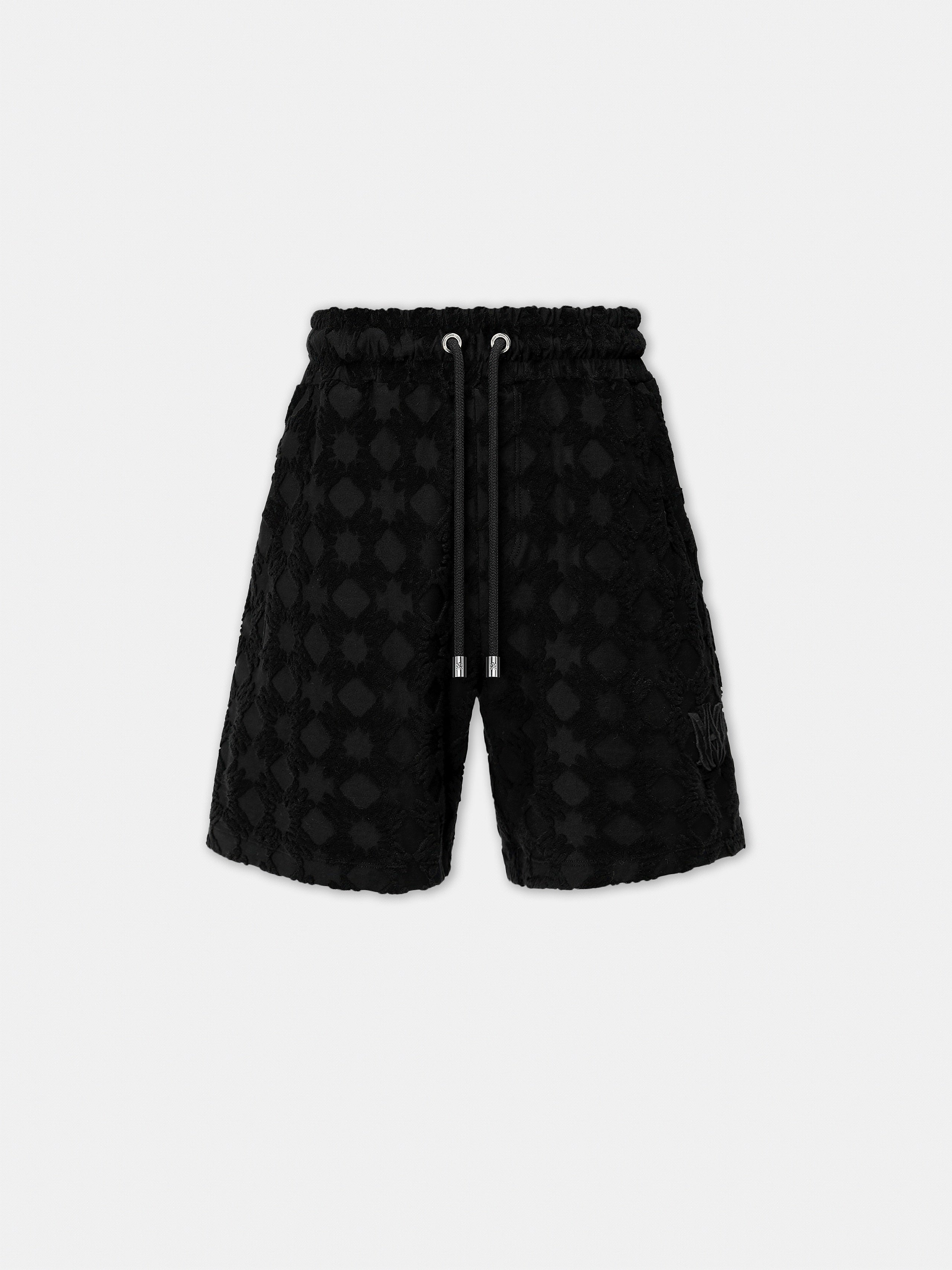MA QUAD TOWELING SHORT - Black - Image 3