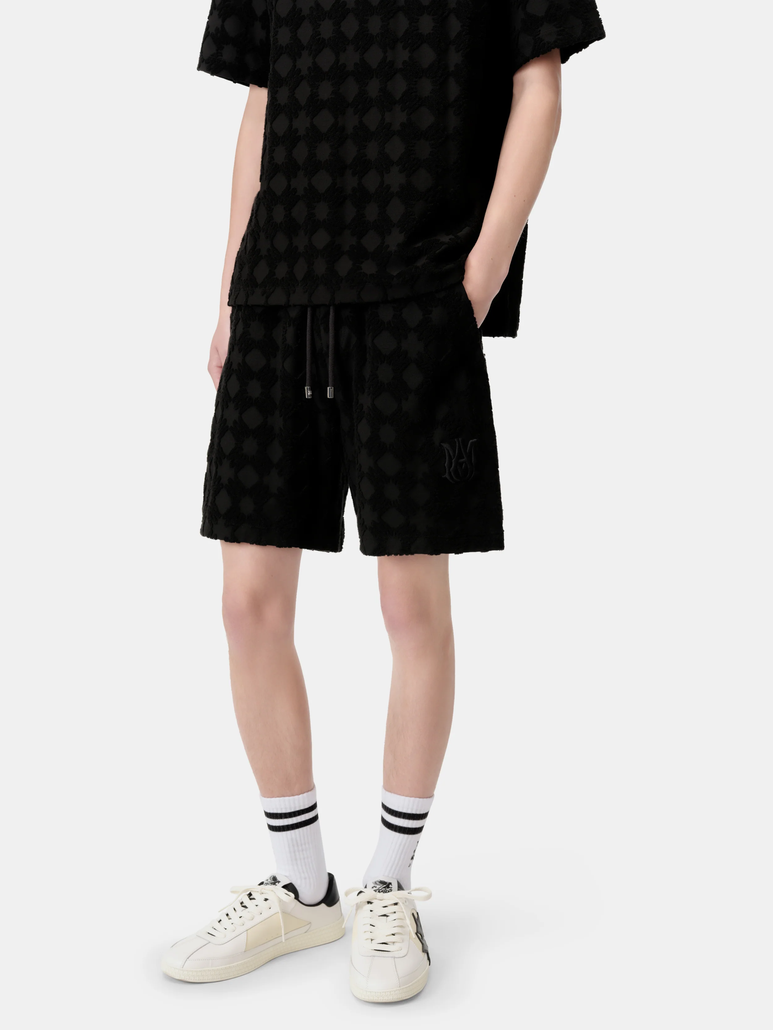 MA QUAD TOWELING SHORT - Black - Image 6