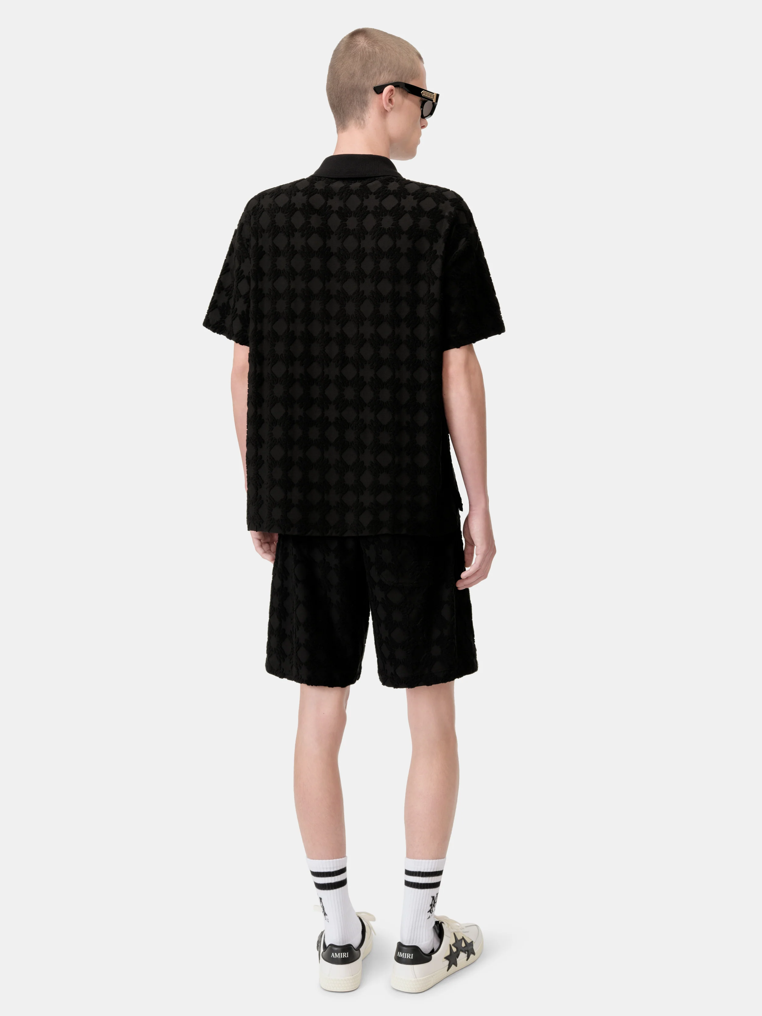 MA QUAD TOWELING SHORT - Black - Image 7