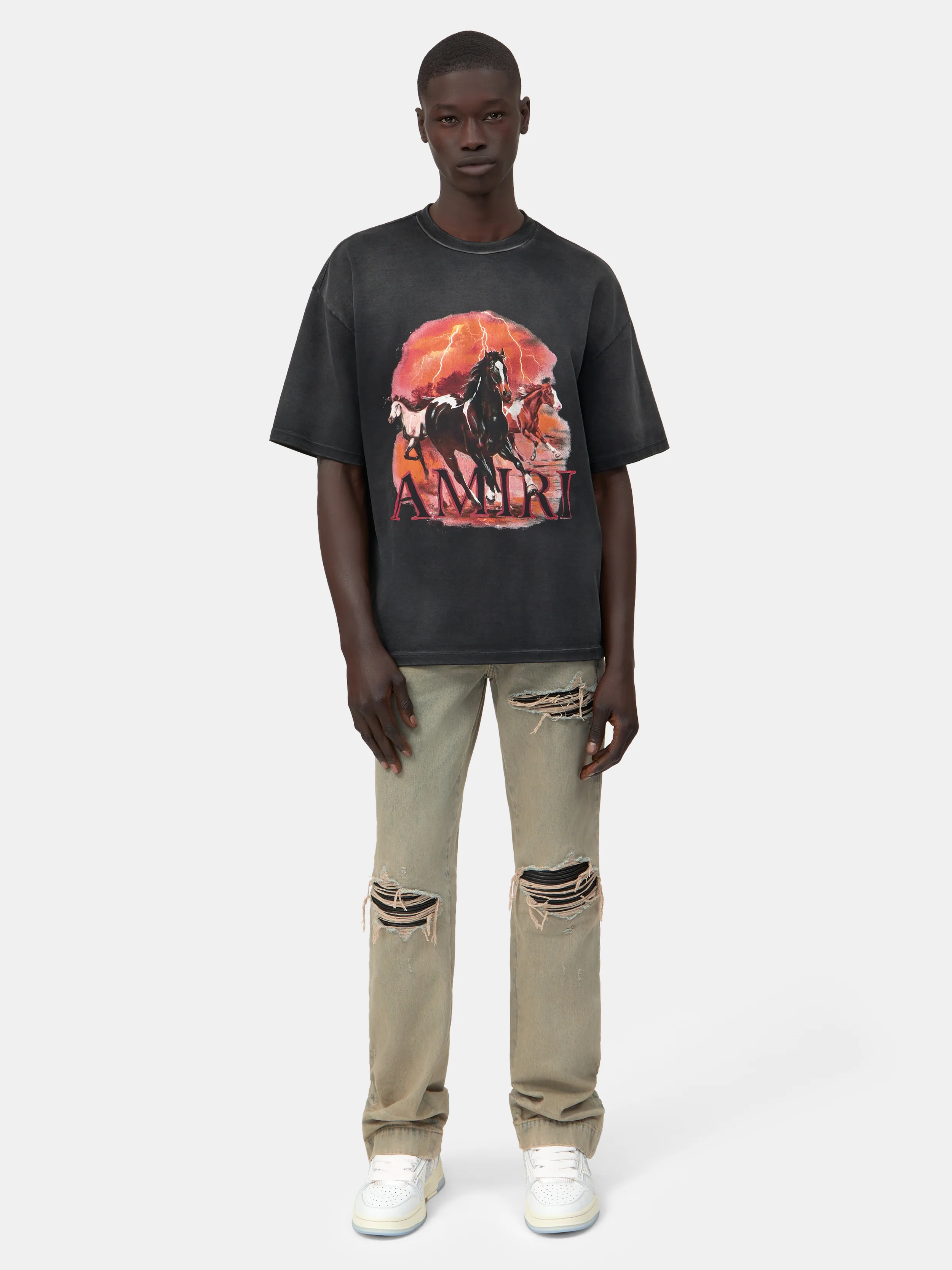 PLAINS OVERSIZED TEE - Black - Image 2