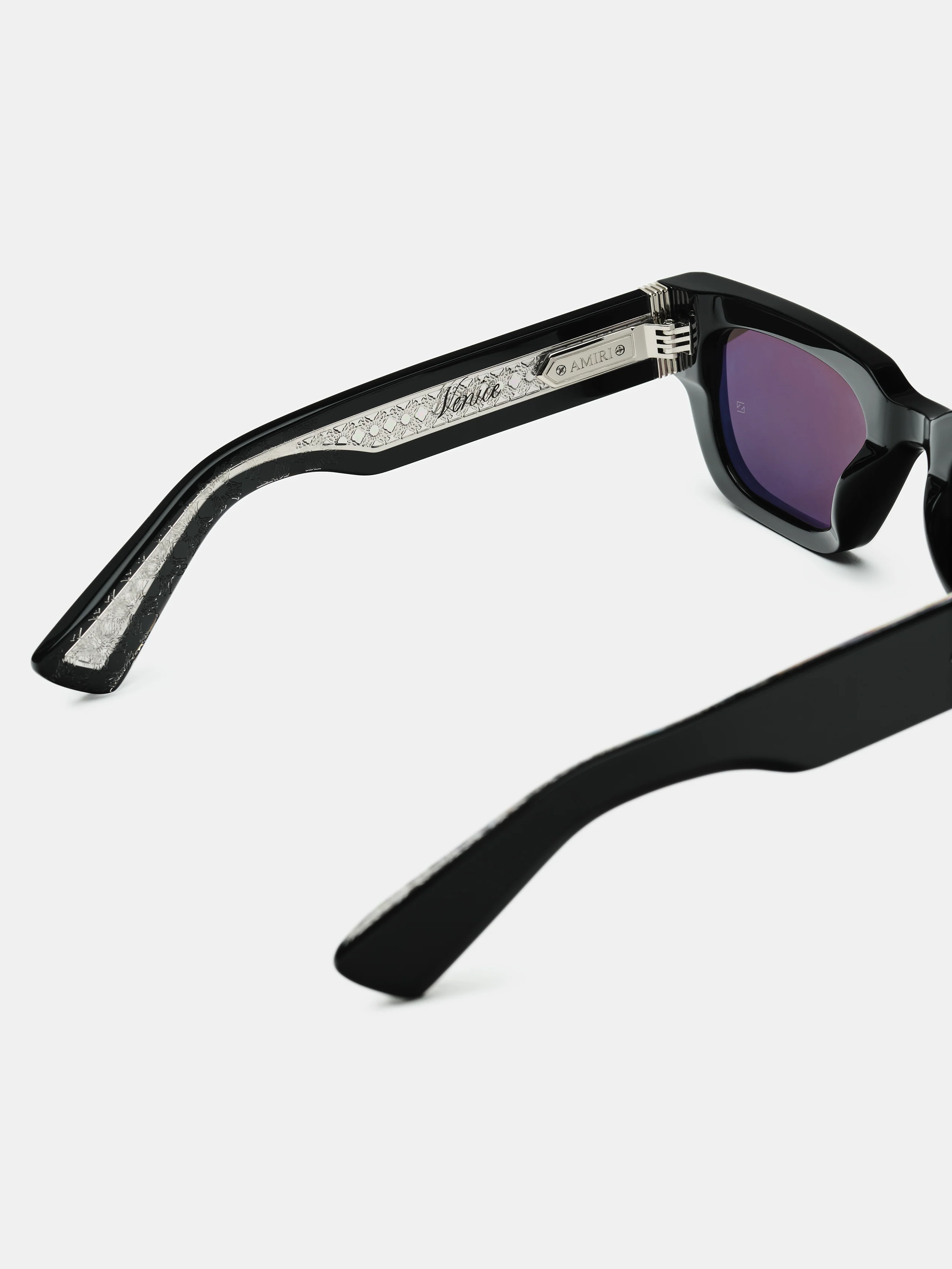 VENICE SUNGLASSES - Black Silver - Image 4