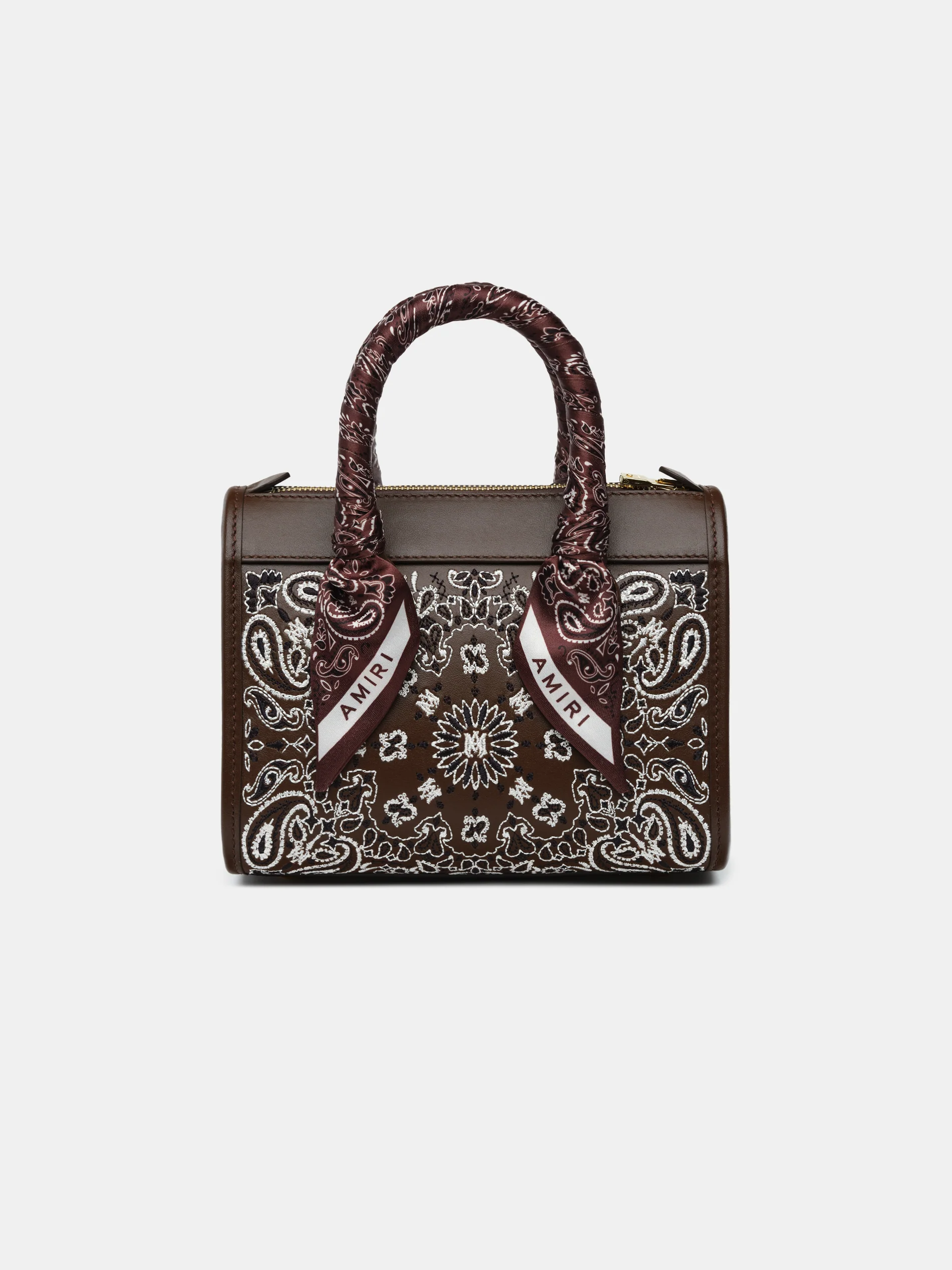 WOMEN - WOMEN'S BANDANA MICRO TRIANGLE BAG - Chocolate - Image 2