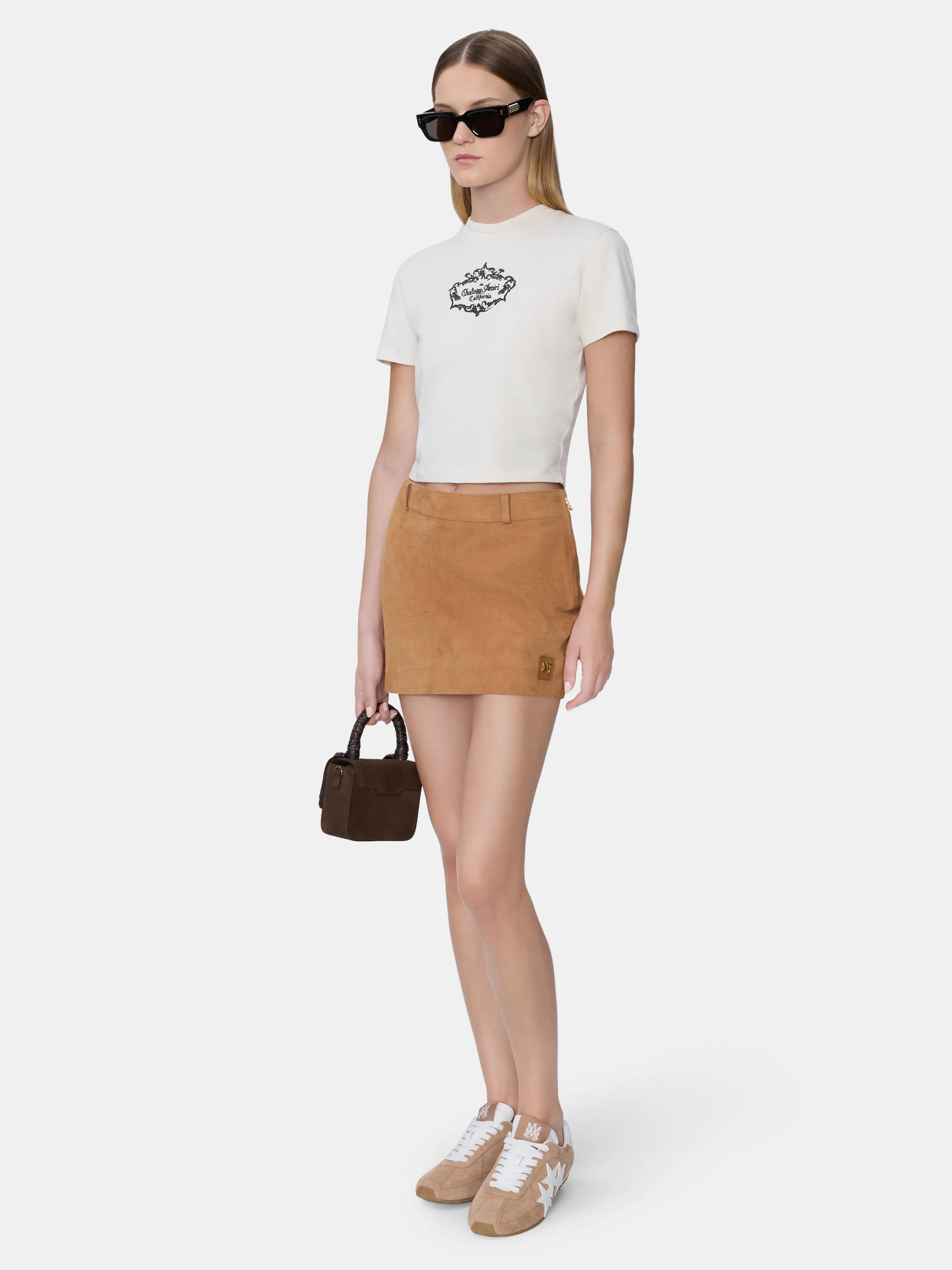 WOMEN - WOMEN'S CHATEAU CREST BABY TEE - Alabaster - Image 3