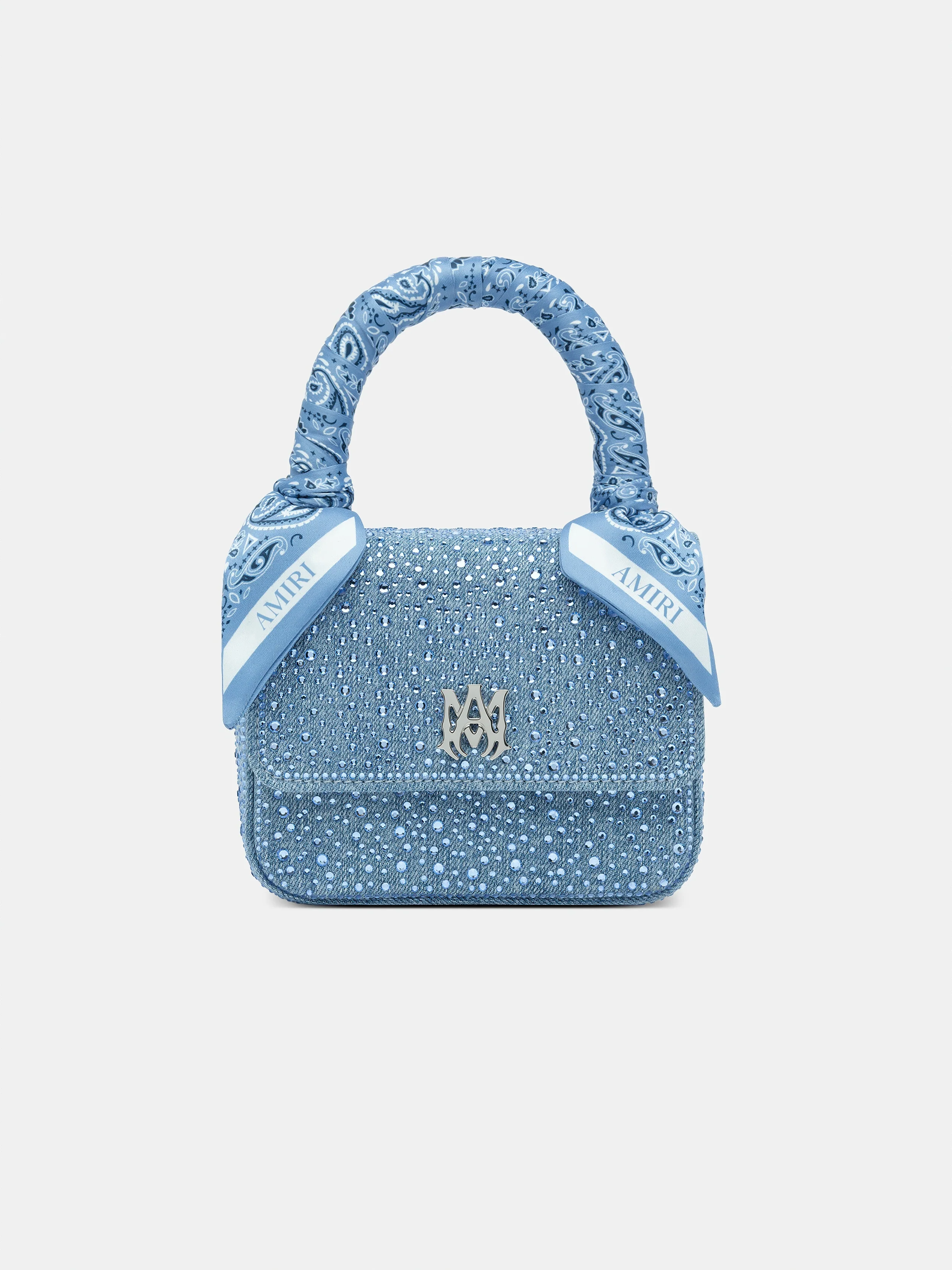 WOMEN - WOMEN'S CRYSTAL DENIM MICRO MA BAG - True Blue