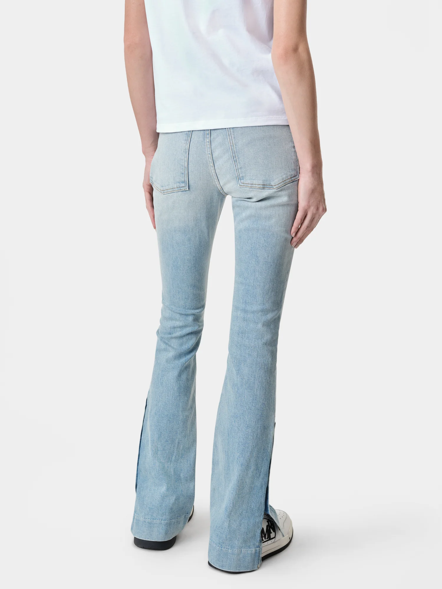 WOMEN - WOMEN'S KICK FLARE - Light Indigo - Image 4