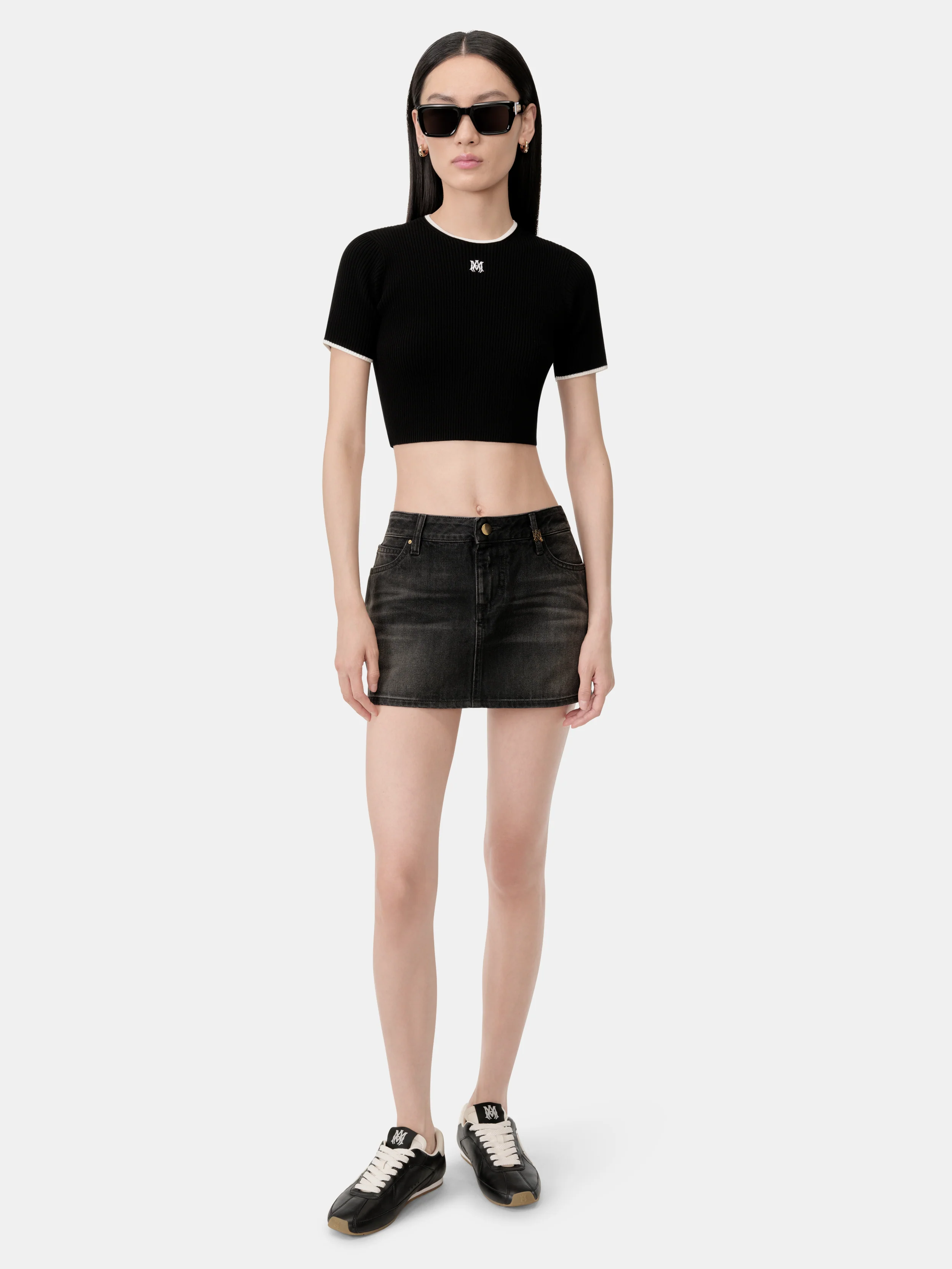 WOMEN - WOMEN'S MA BABY TEE - Black - Image 4