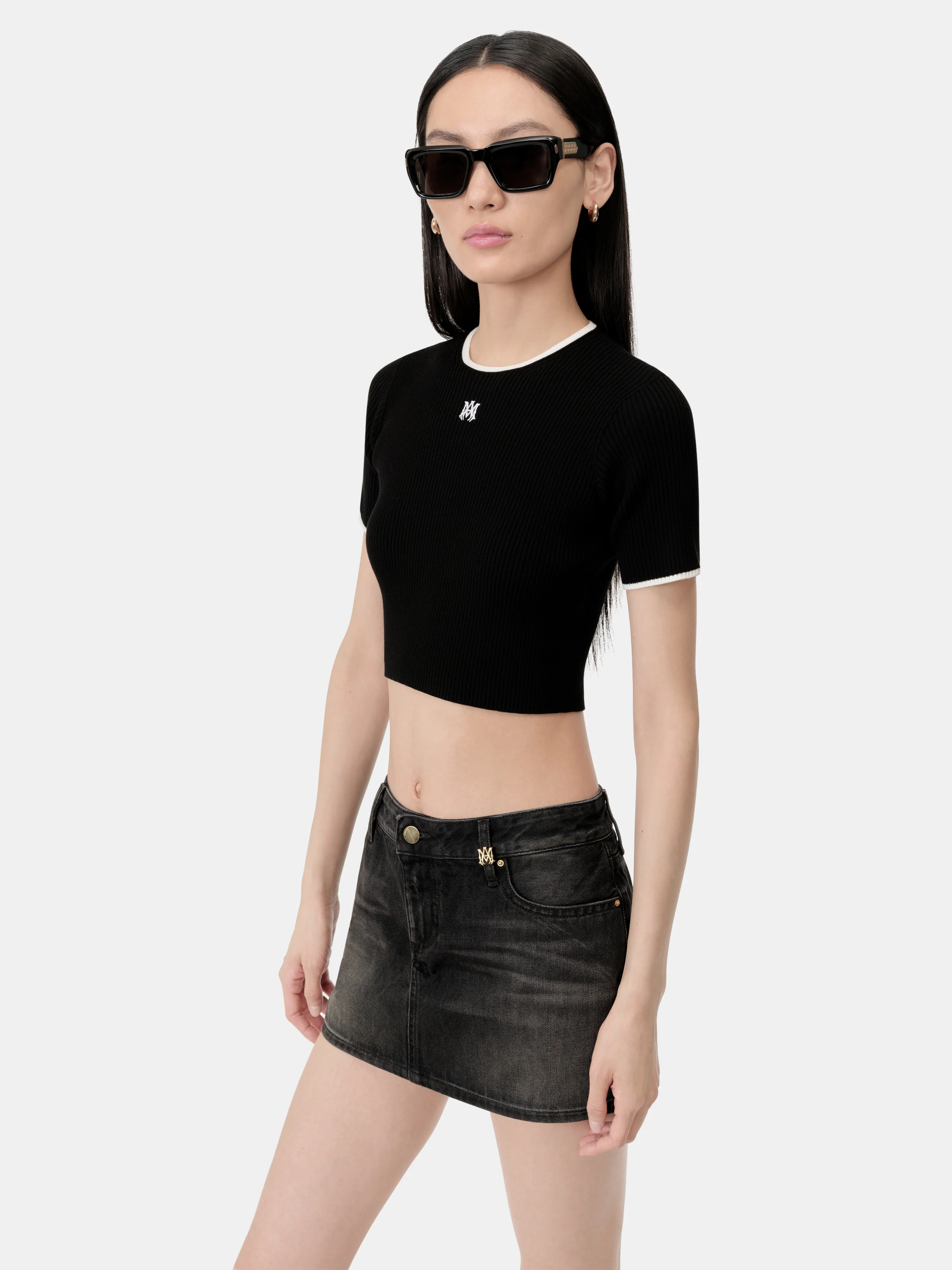 WOMEN - WOMEN'S MA BABY TEE - Black - Image 9