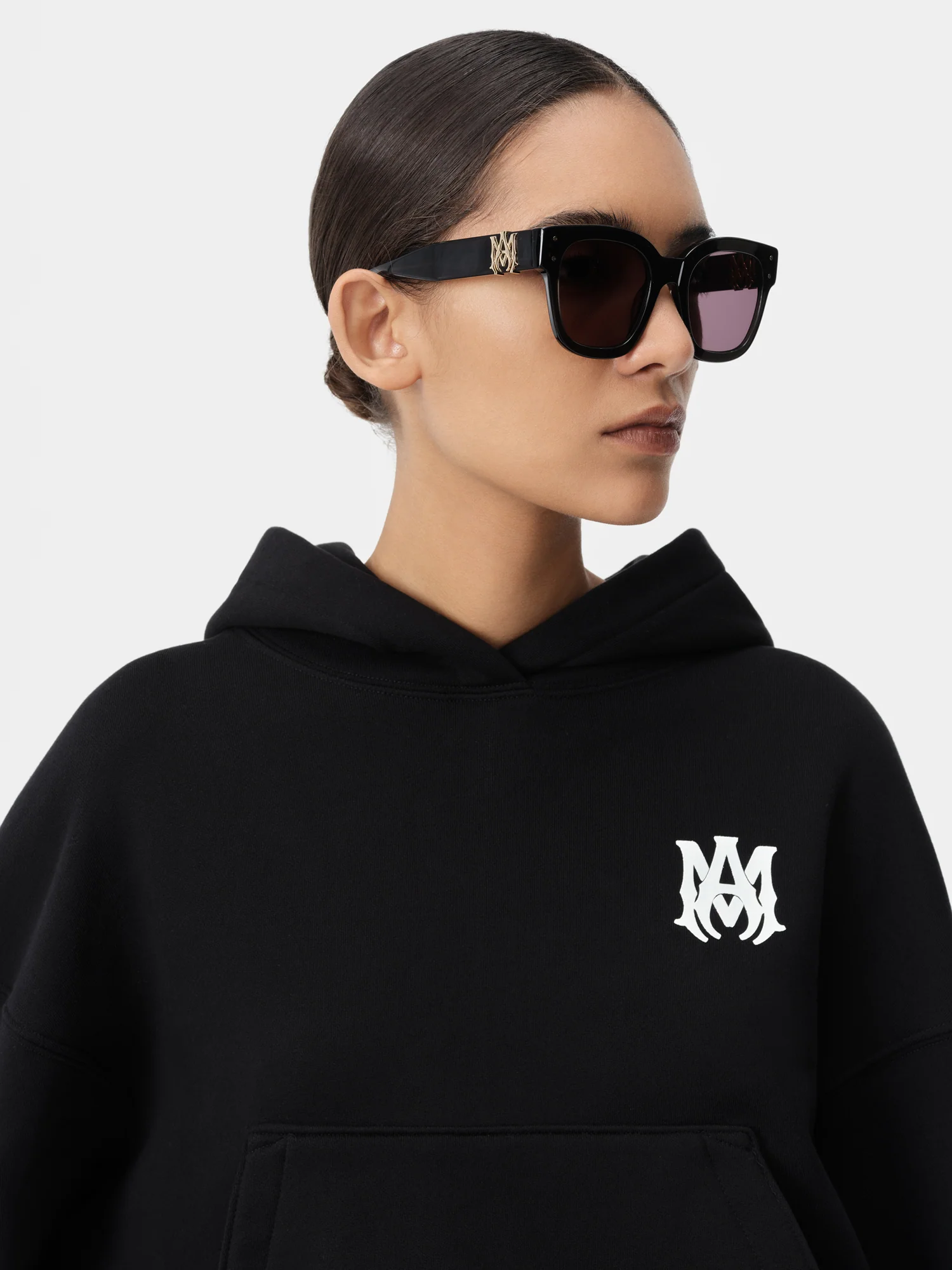 WOMEN - WOMEN'S MA CORE LOGO HOODIE - Black - Image 5