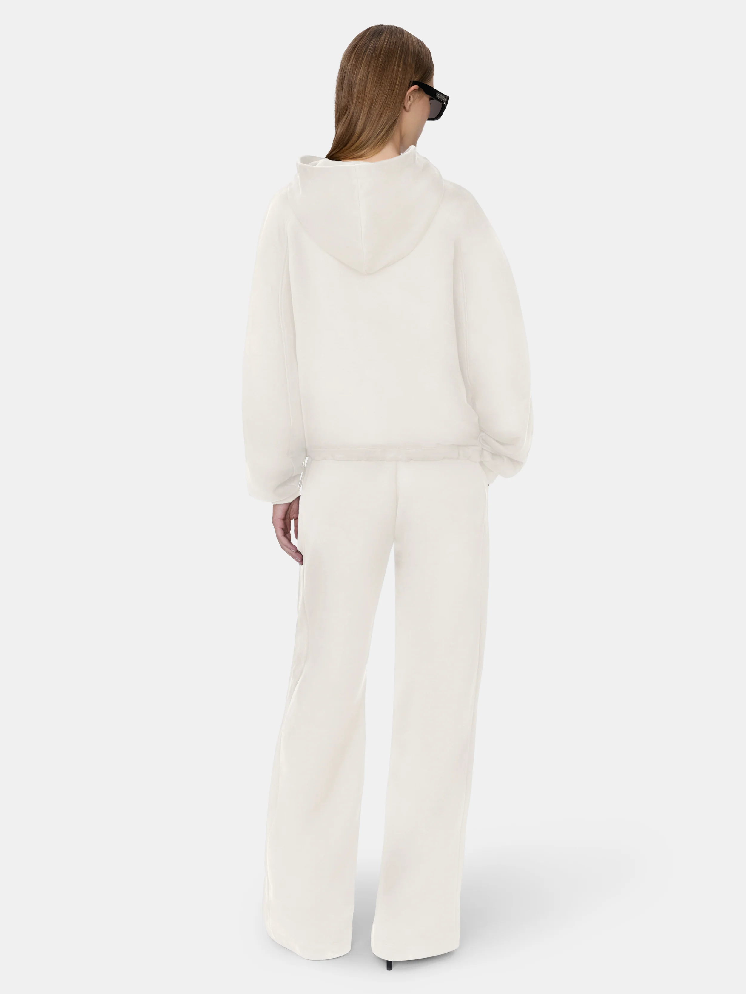 WOMEN - WOMEN'S MA DROP SHOULDER HOODIE - Cream - Image 4