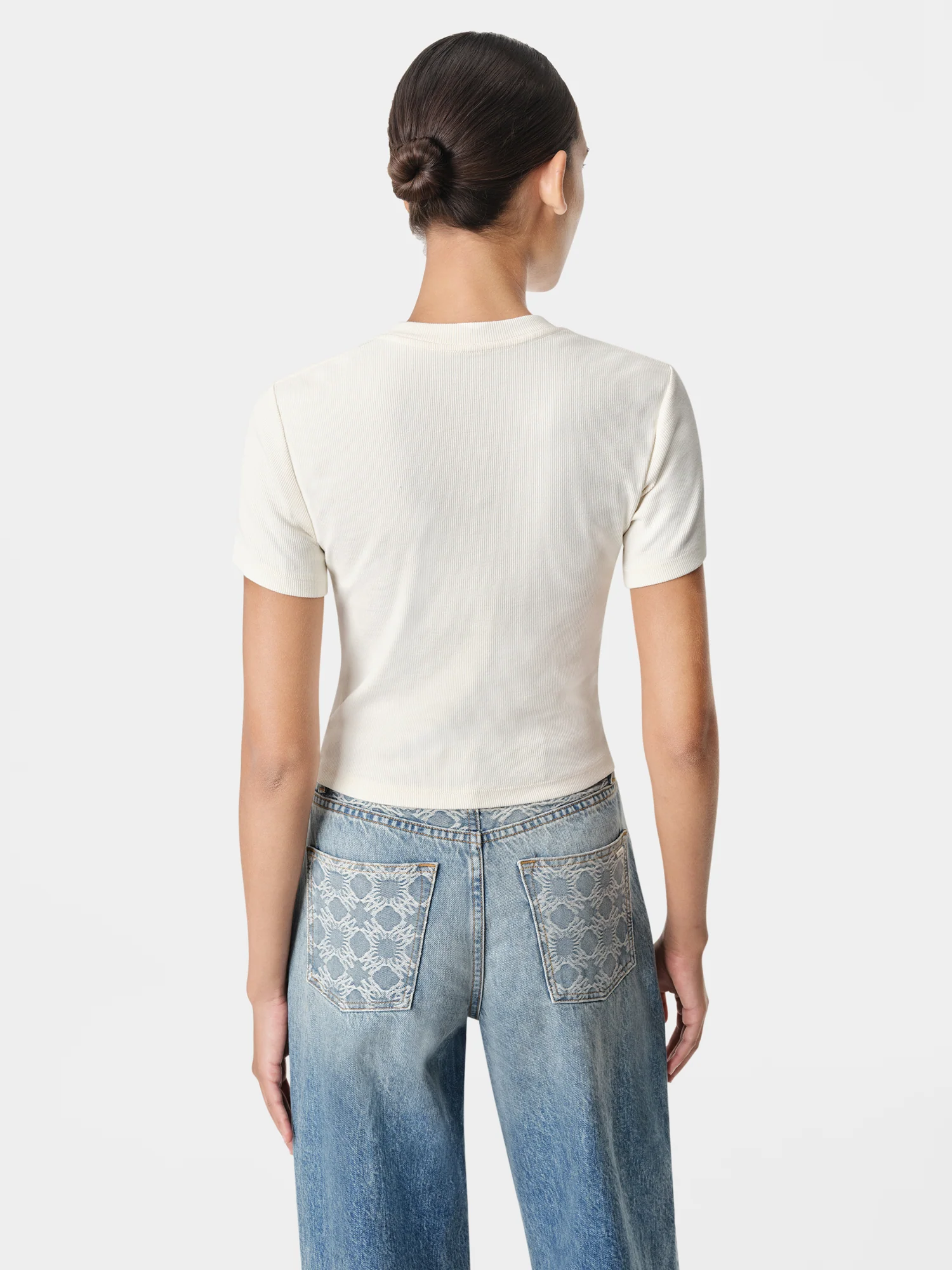 WOMEN - WOMEN'S MA QUAD BABY TEE - Alabaster - Image 4