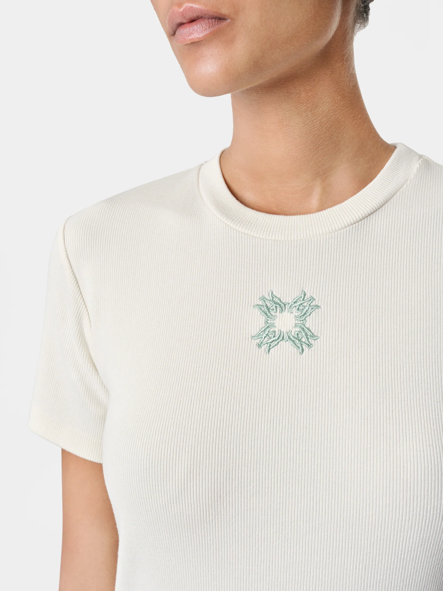WOMEN - WOMEN'S MA QUAD BABY TEE - Alabaster - Image 5
