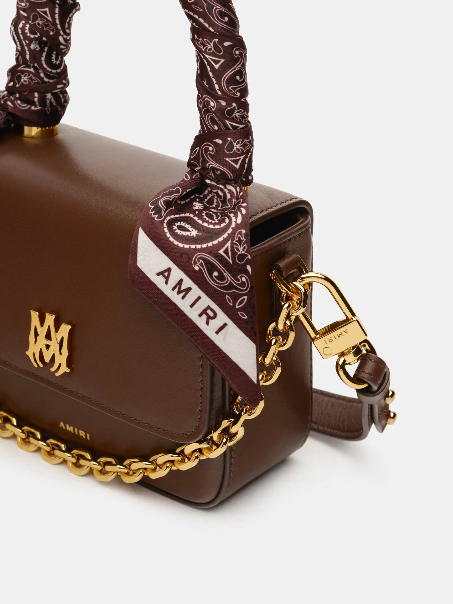 WOMEN - WOMEN'S MICRO MA BAG WITH CHAIN HANDLE - Brown - Image 5