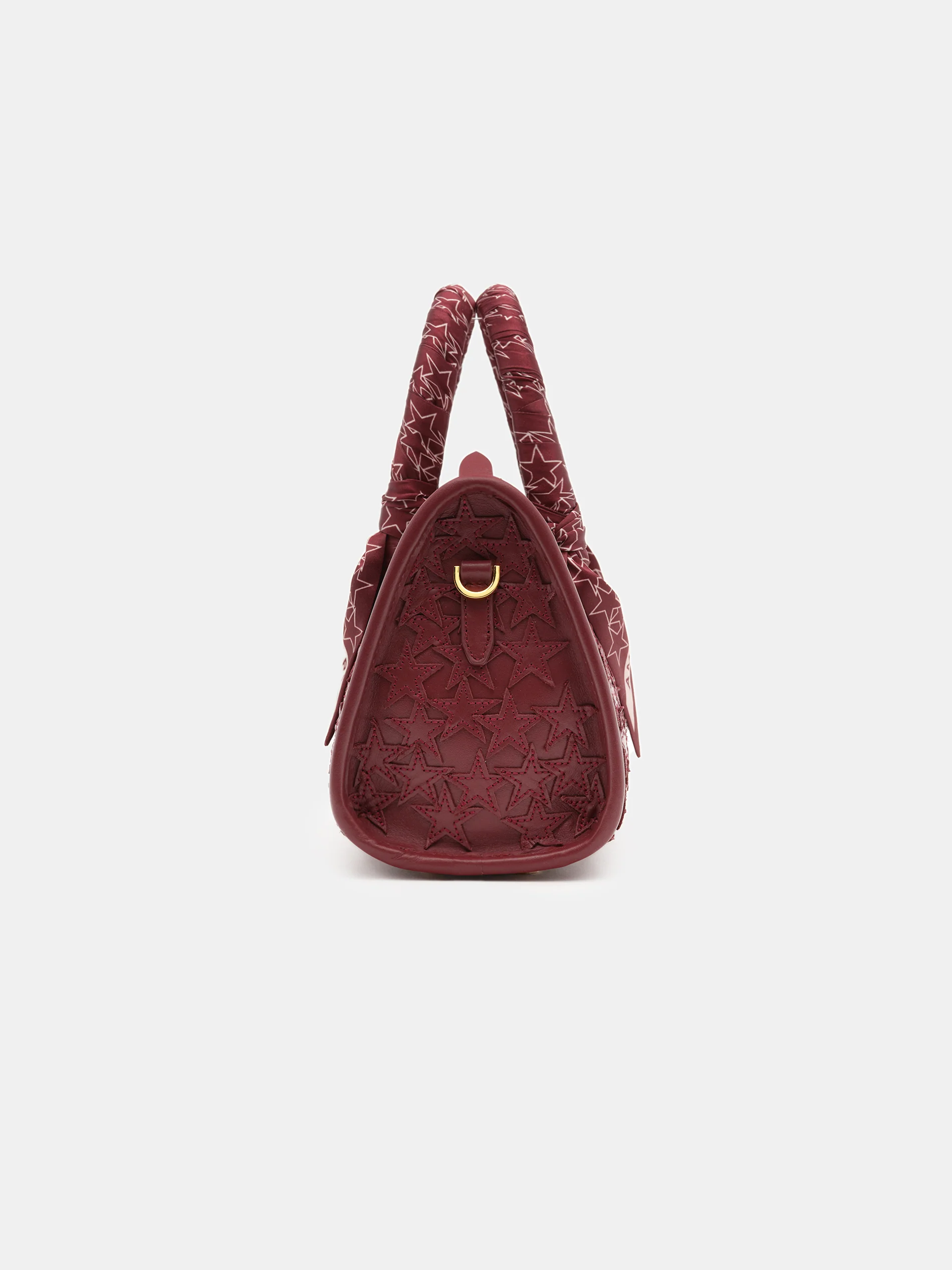 WOMEN - WOMEN'S STARS MICRO TRIANGLE BAG - Burgundy - Image 2